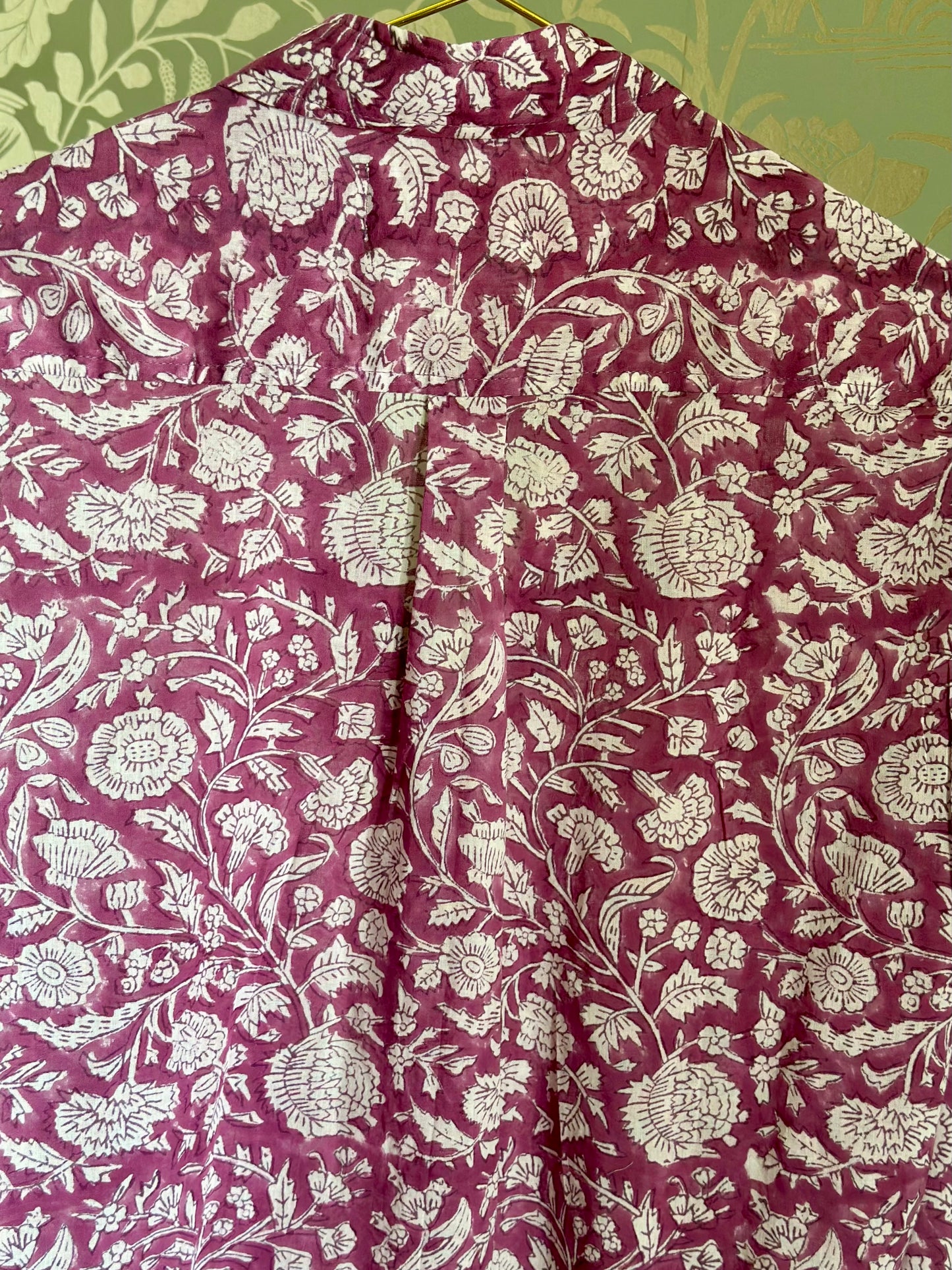 Camicia in cotone organico leggero - Floreale