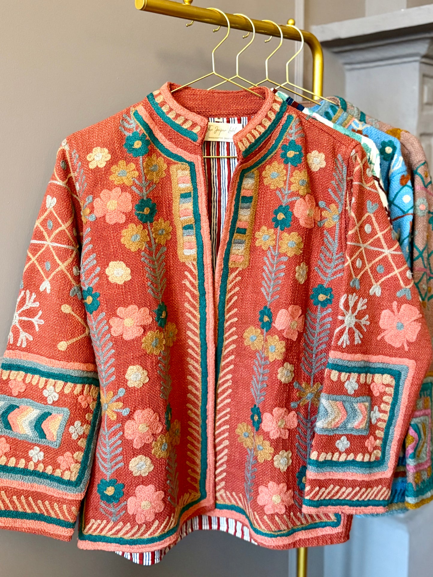 Cotton Suzani Embroidered Jacket