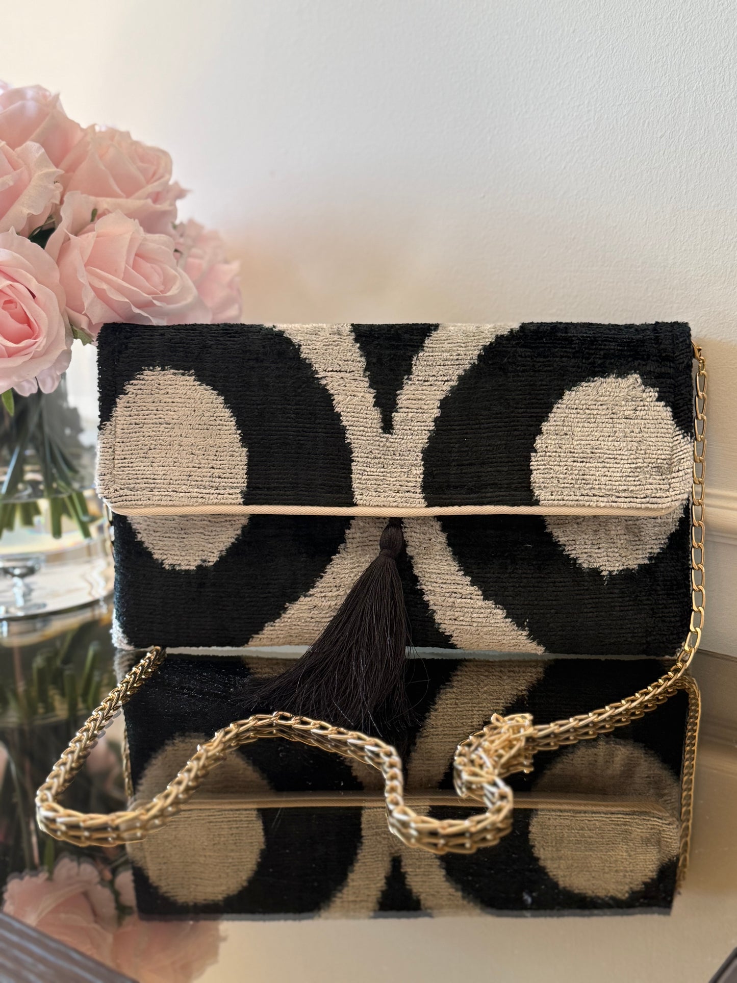 Clutch/Pochette Silk Ikat - Uma