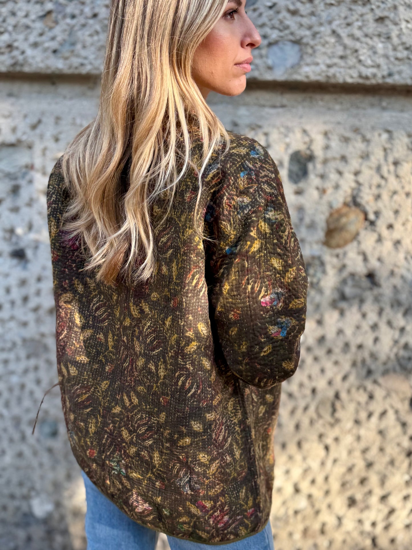 Old Kantha Kimono Jacket