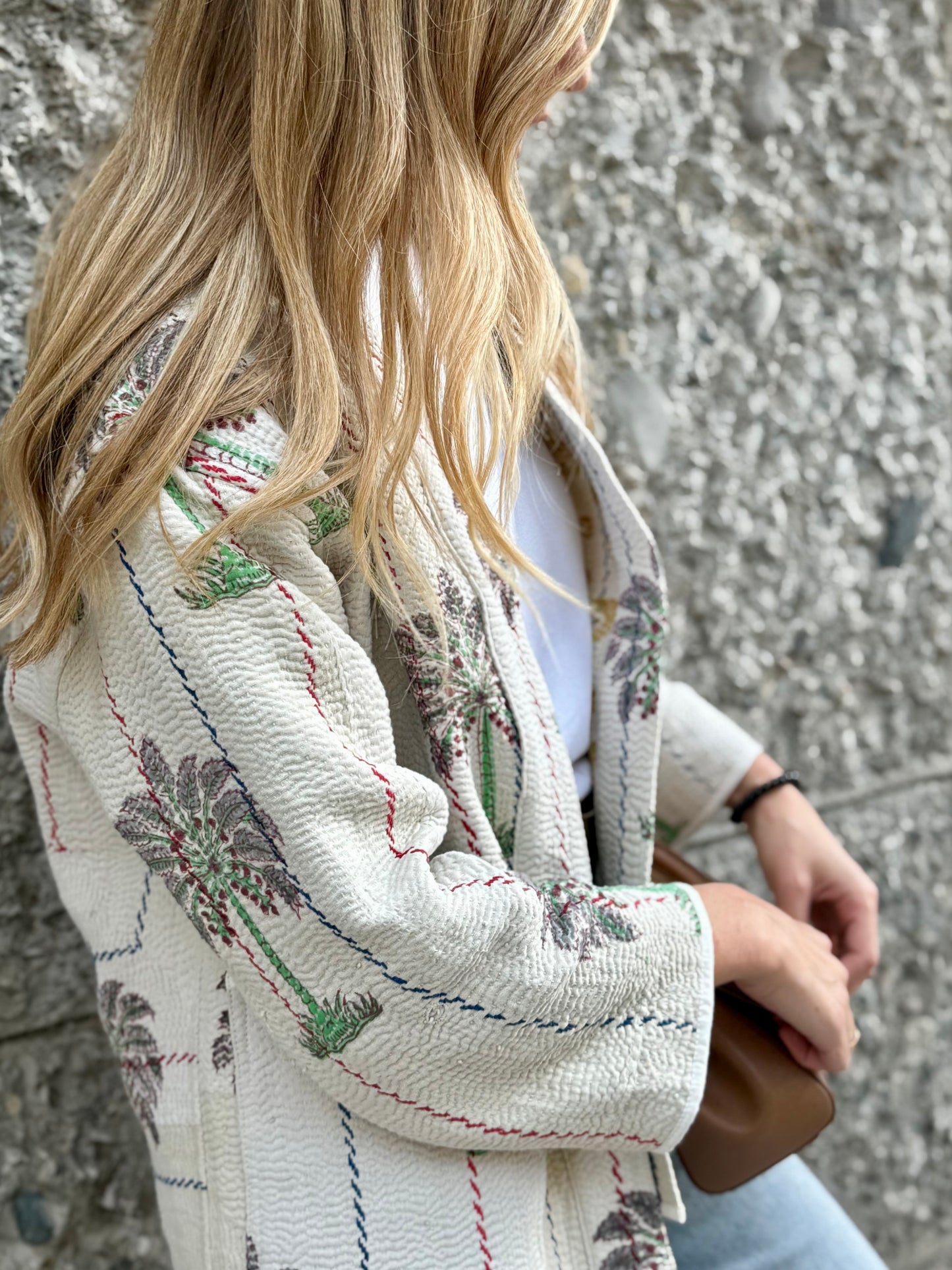 Old Kantha Kimono Jacket