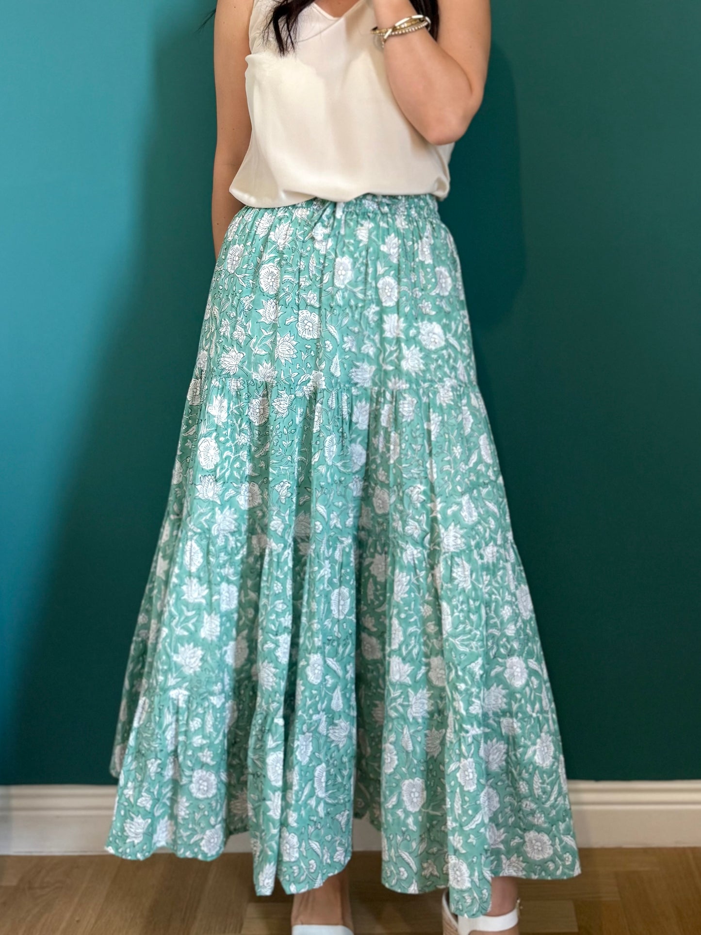 Long Flounced Skirt - Gilda
