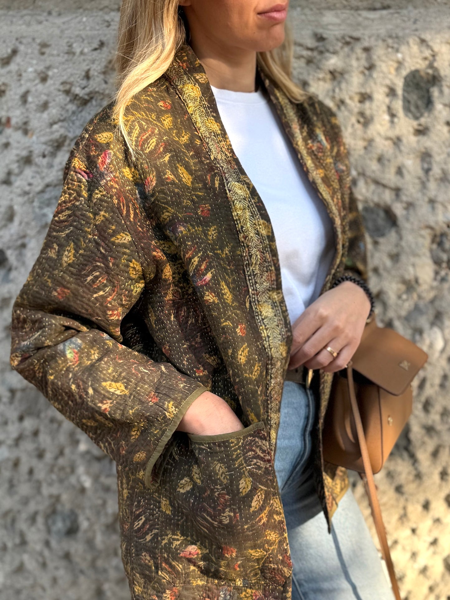 Old Kantha Kimono Jacket