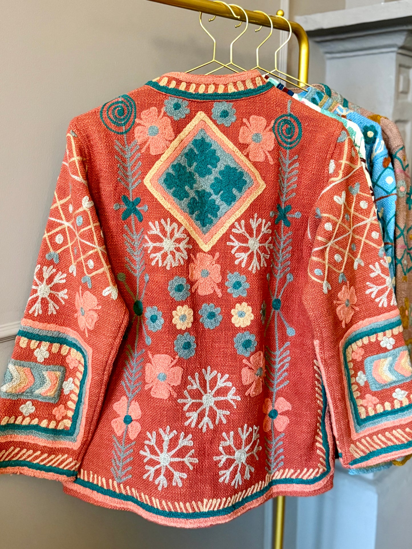 Cotton Suzani Embroidered Jacket