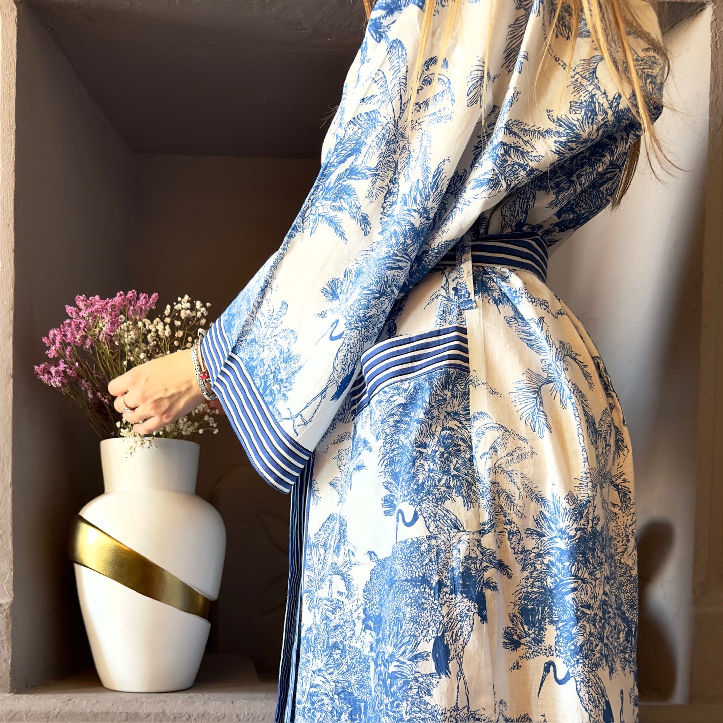 Kimono Jungle Blue