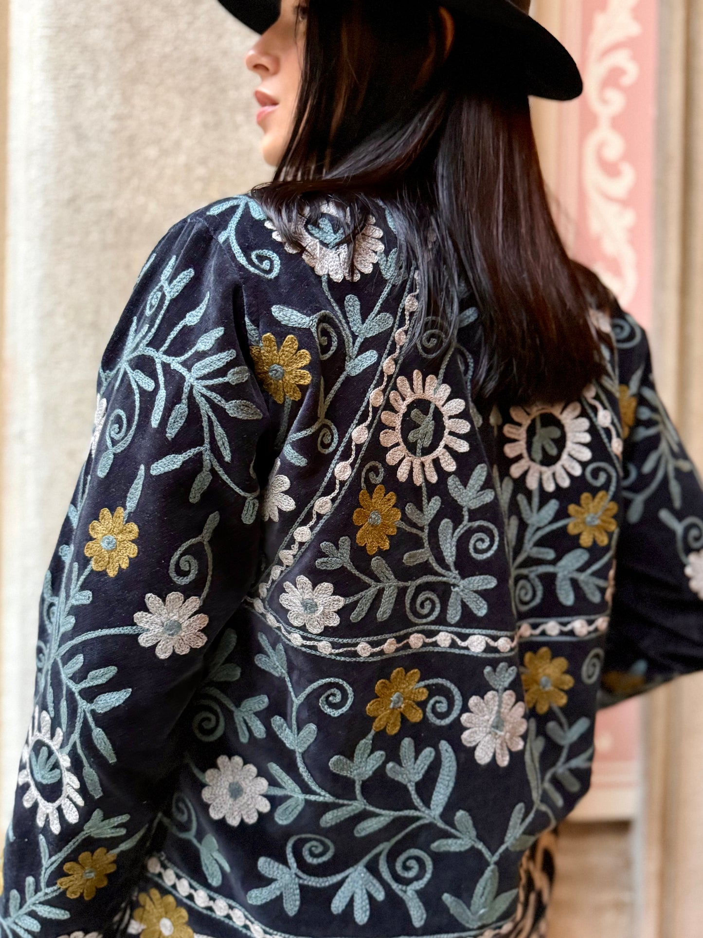 Paris Velvet Jacket - Black Small