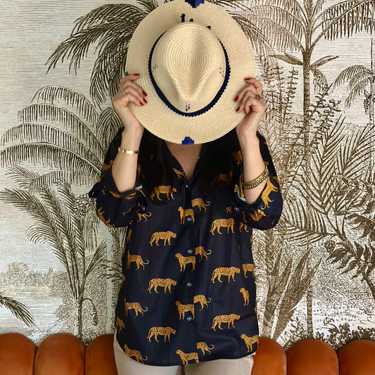 Cotton Shirt - Leopard