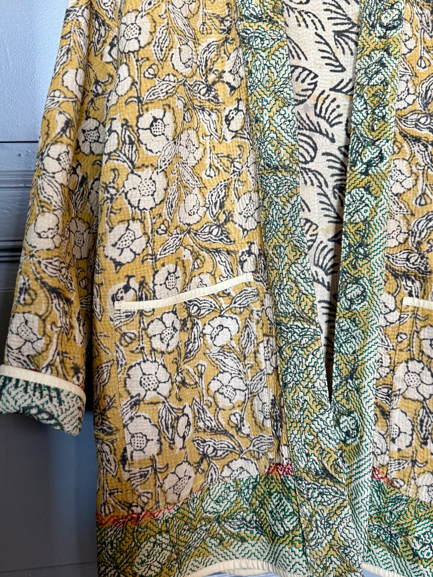 Vintage Kantha Giacca Kimono