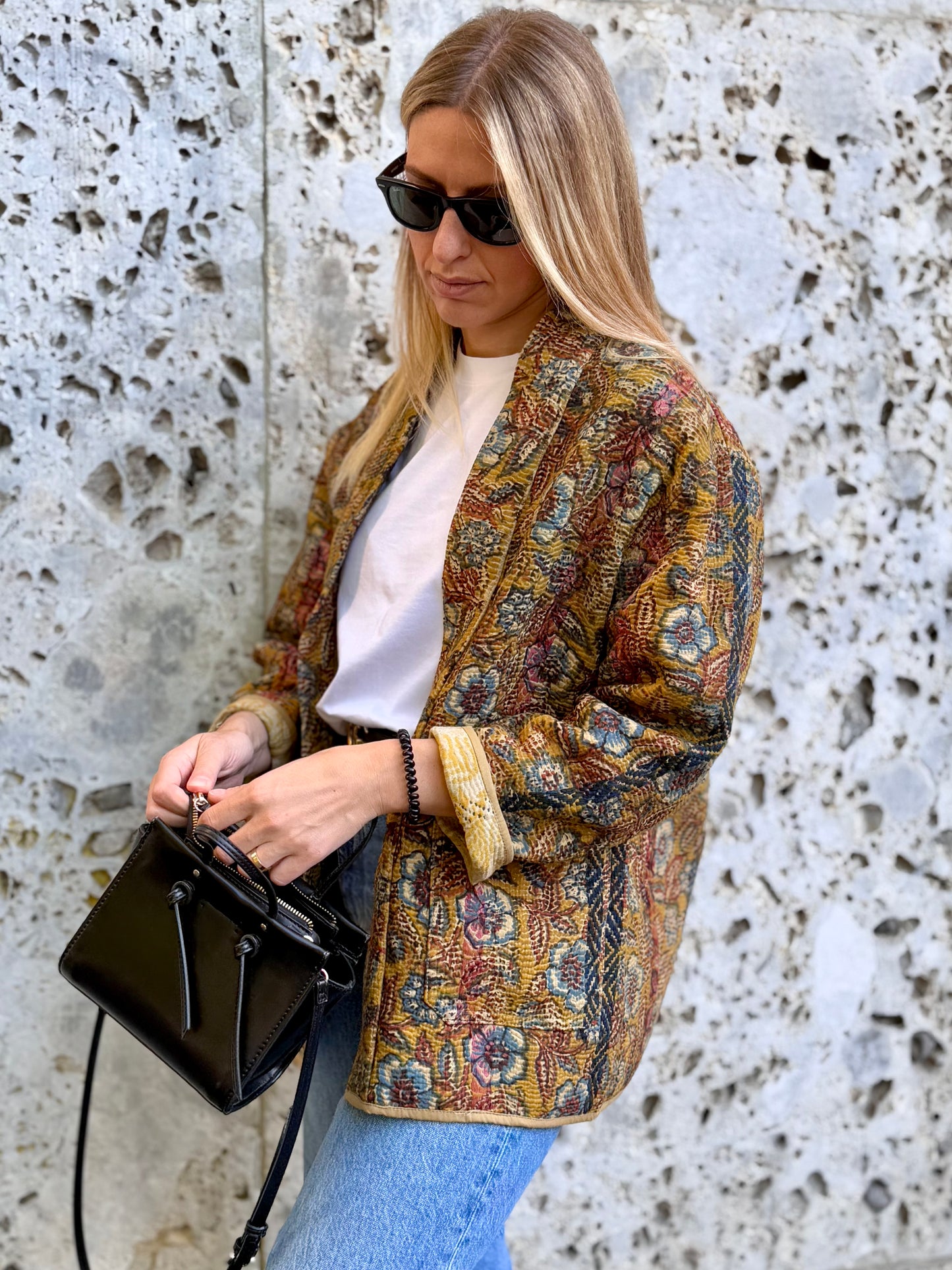 Old Kantha Kimono Jacket