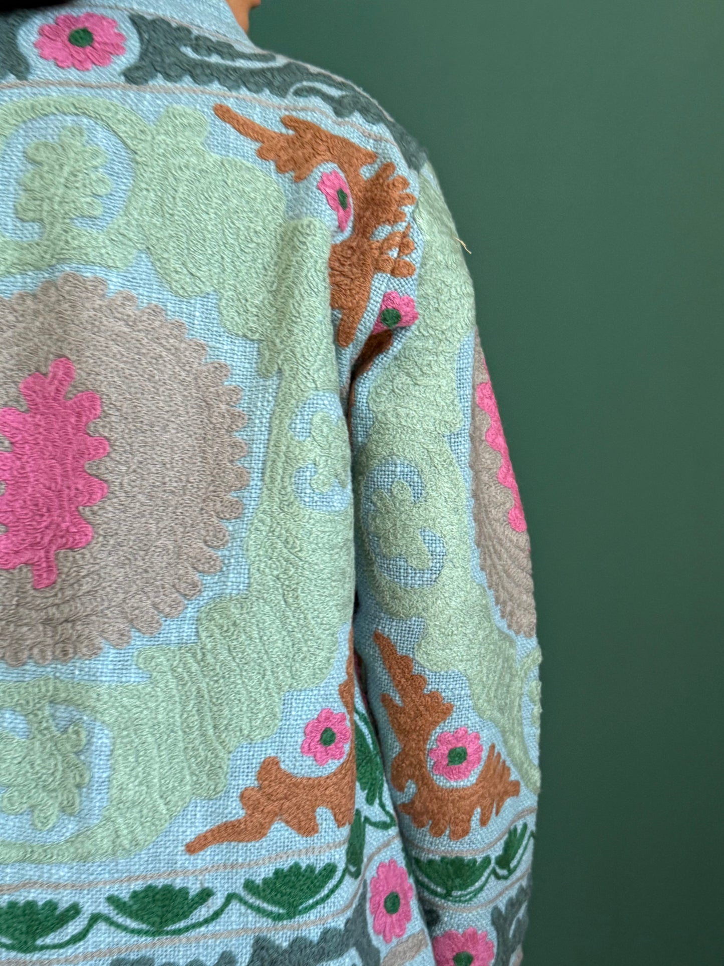 Cotton Suzani Embroidered Jacket