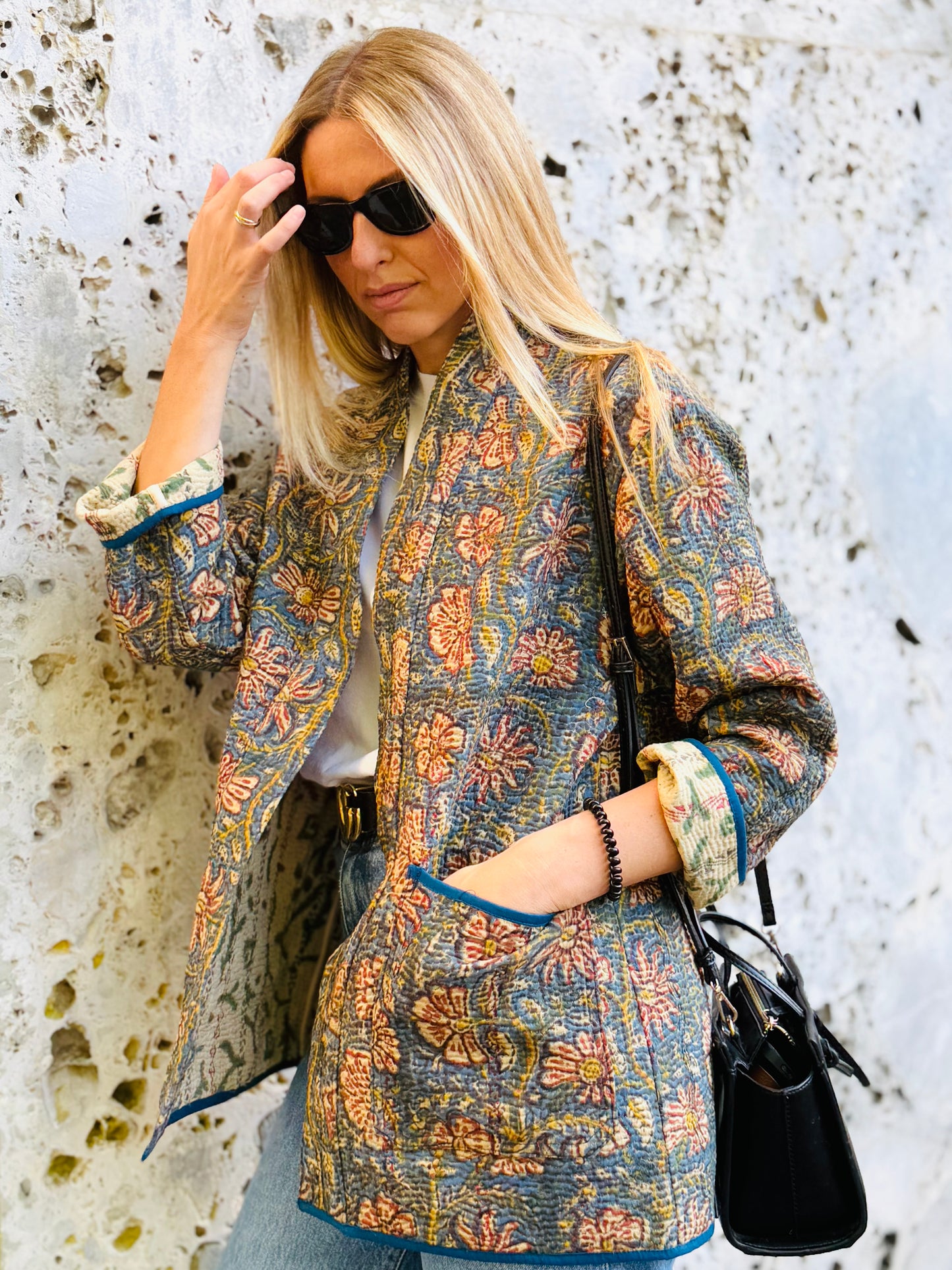 Old Kantha Kimono Jacket