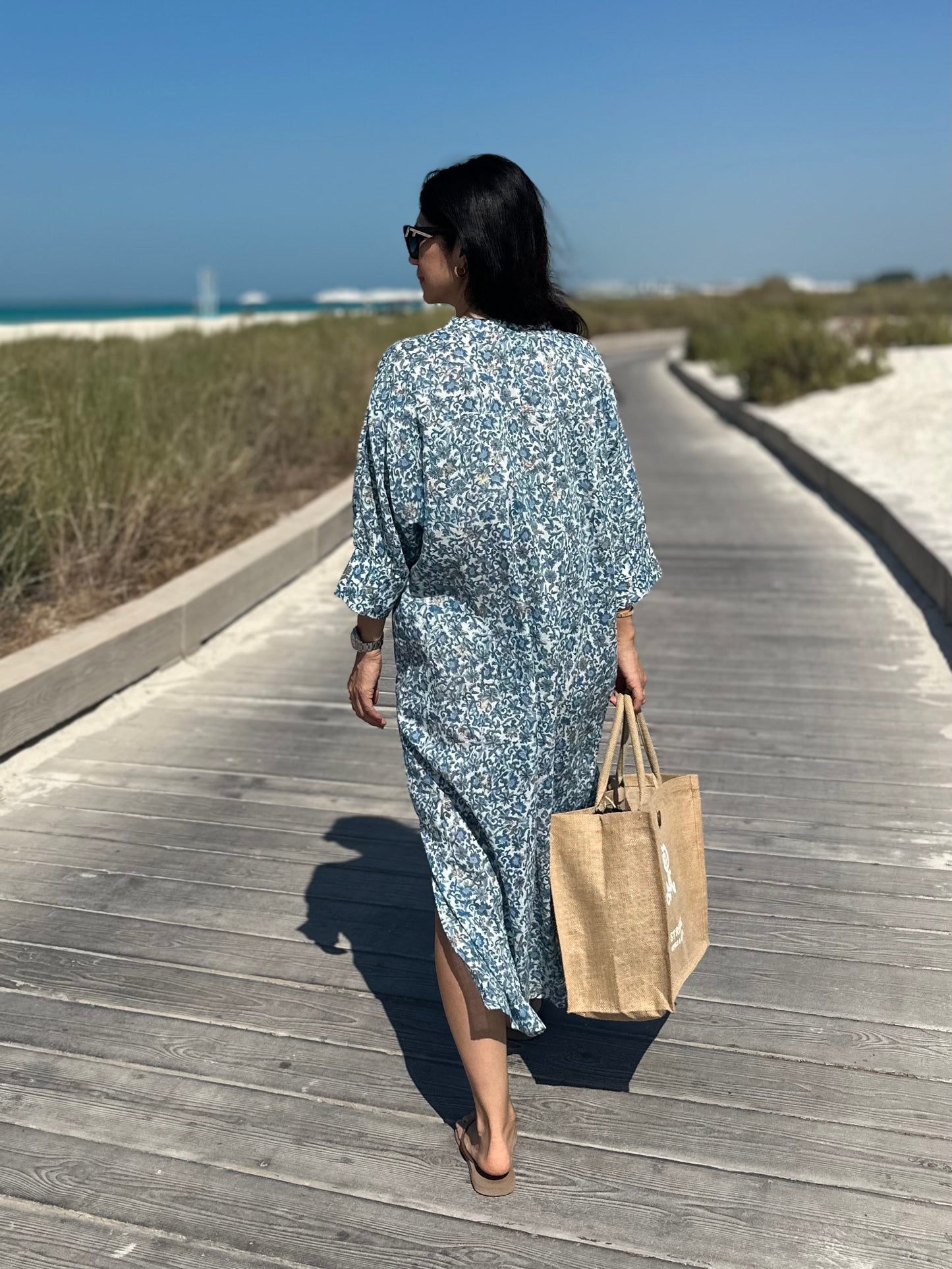 Sea Kaftan - Blue Gold