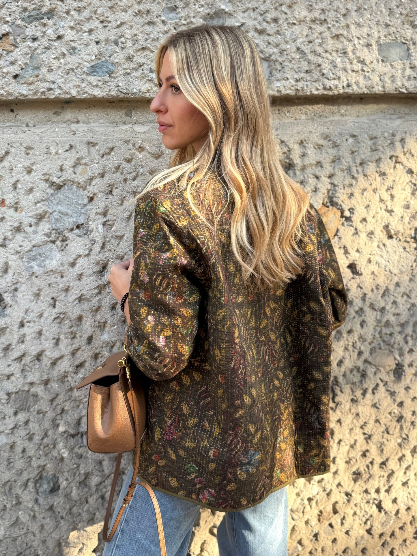 Old Kantha Kimono Jacket