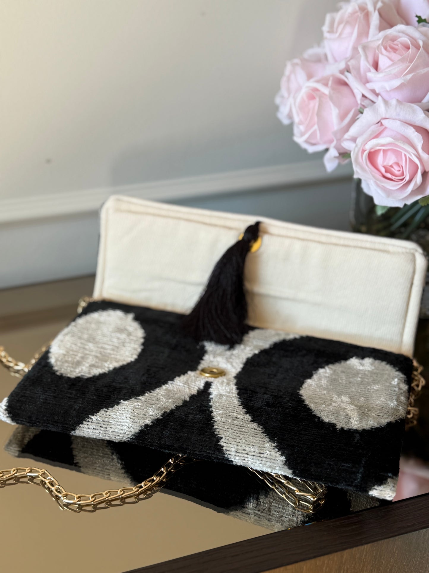 Clutch/Pochette Silk Ikat - Uma