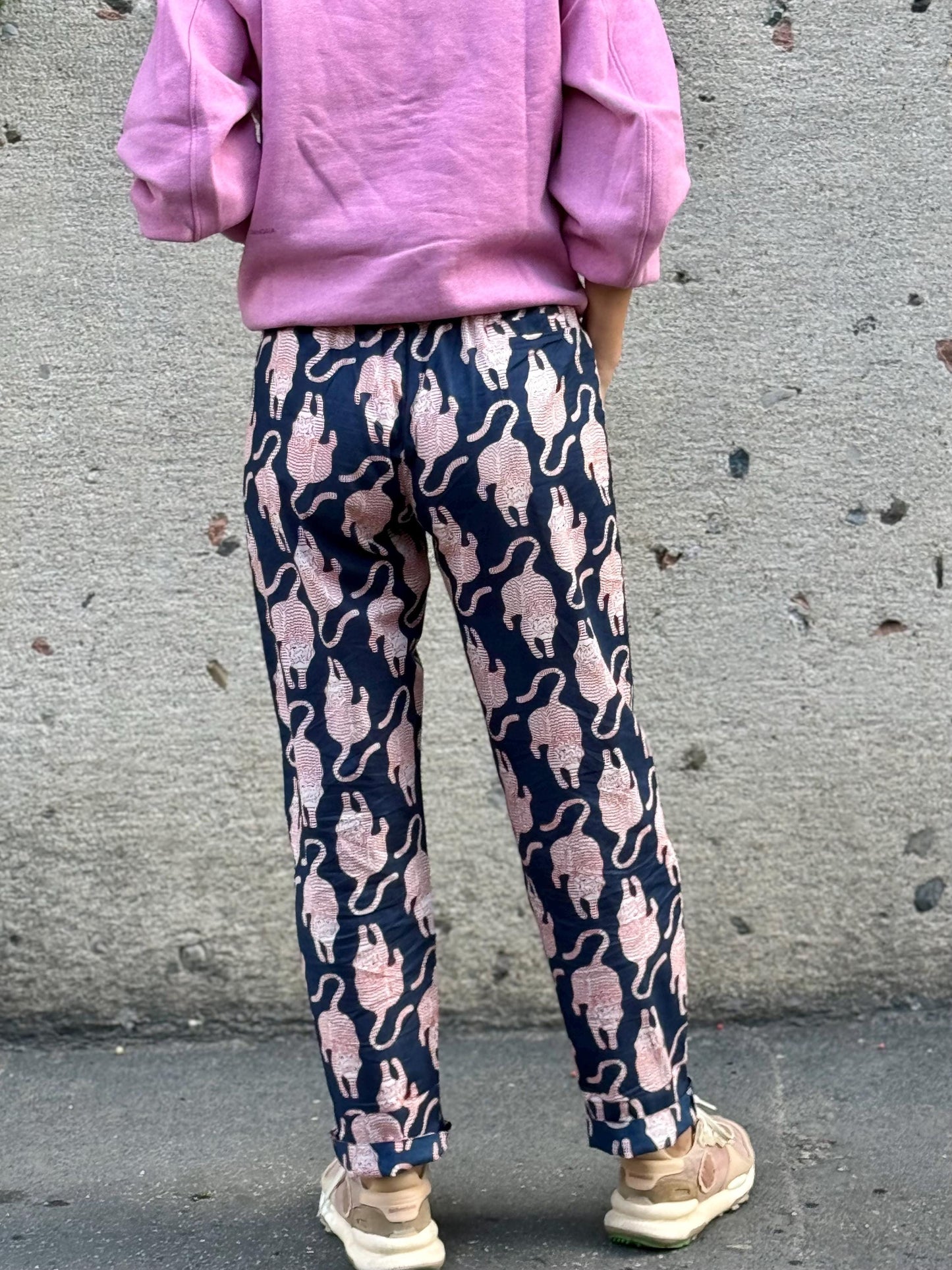 Pantaloni Tigre Tibetana Blu