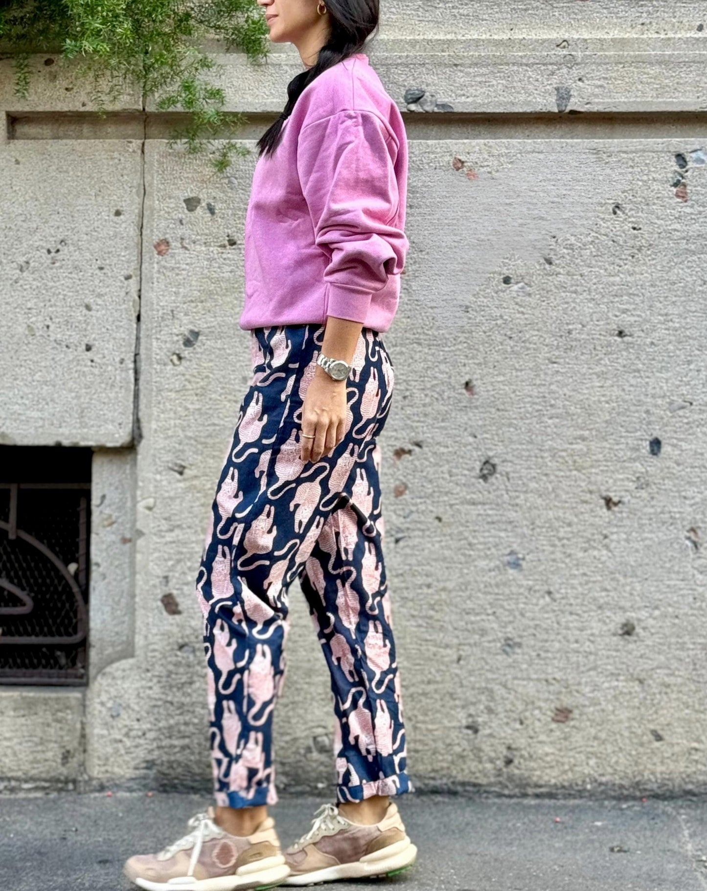 Pantaloni Tigre Tibetana Blu