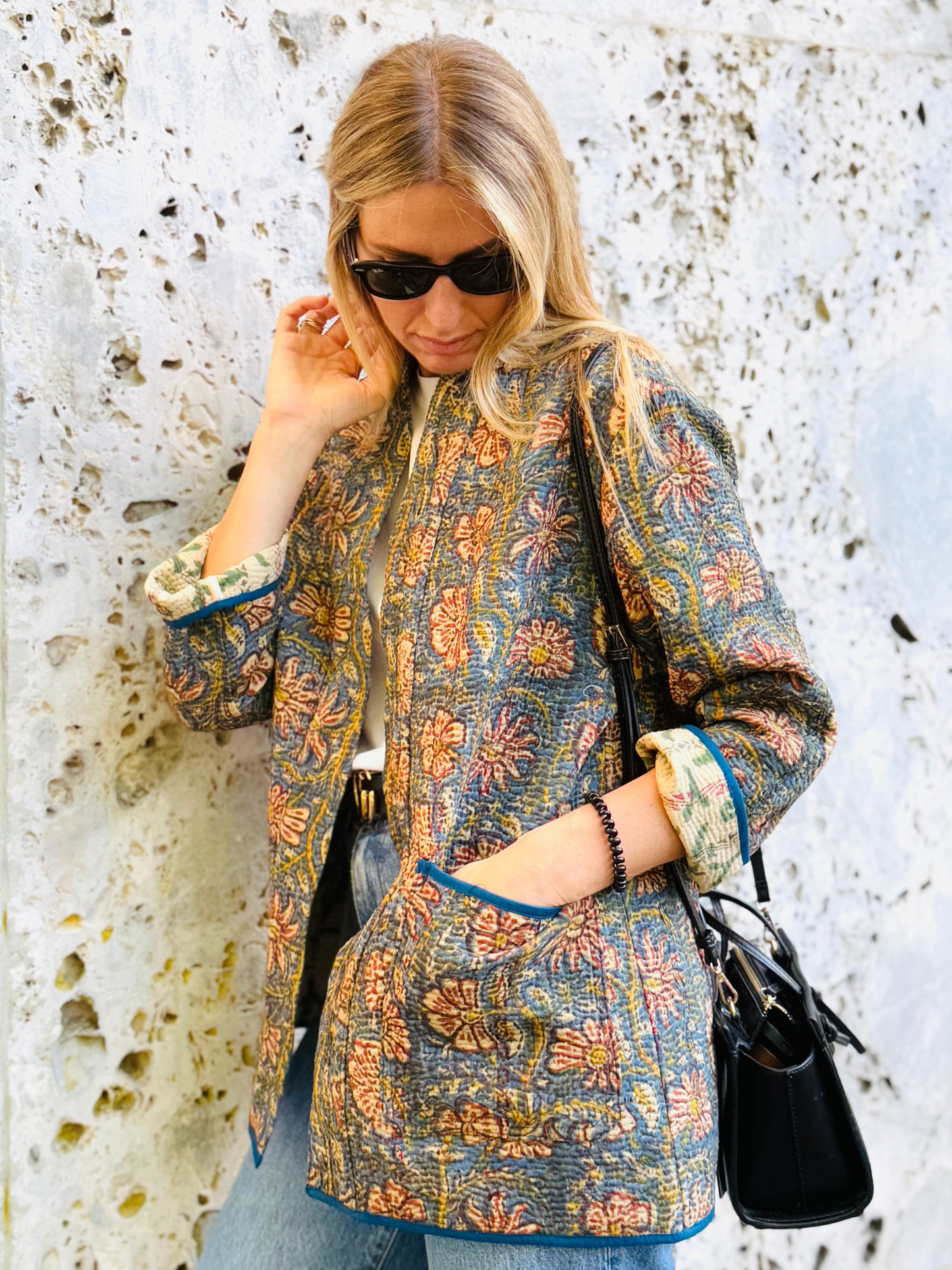 Old Kantha Kimono Jacket