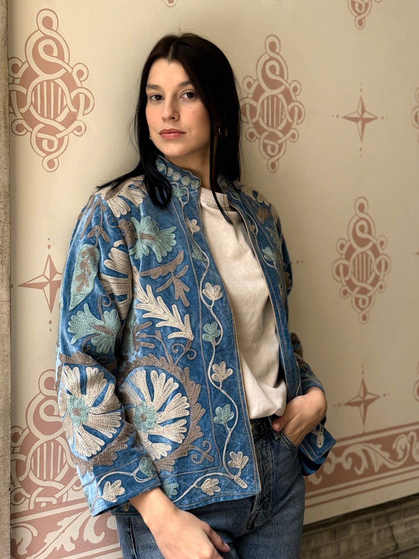 Velvet Jacket Stone Washed - Small