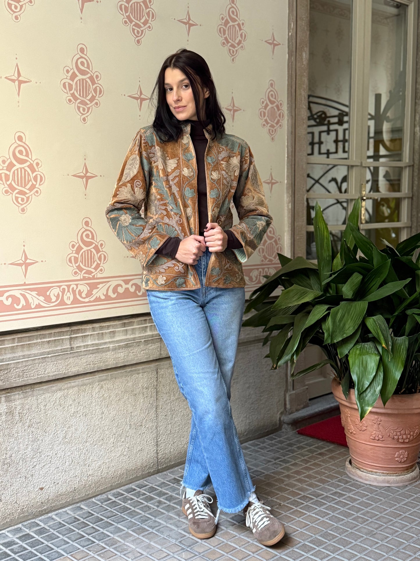 Velvet Jacket Stone Washed - Small