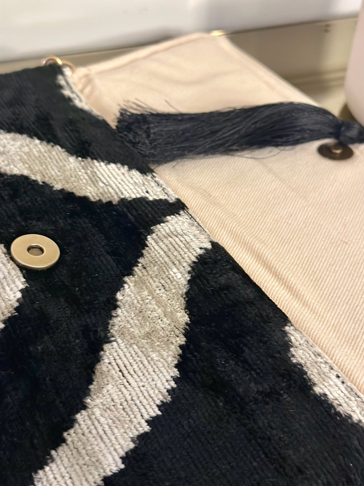 Clutch/Pochette Silk Ikat - Aalia