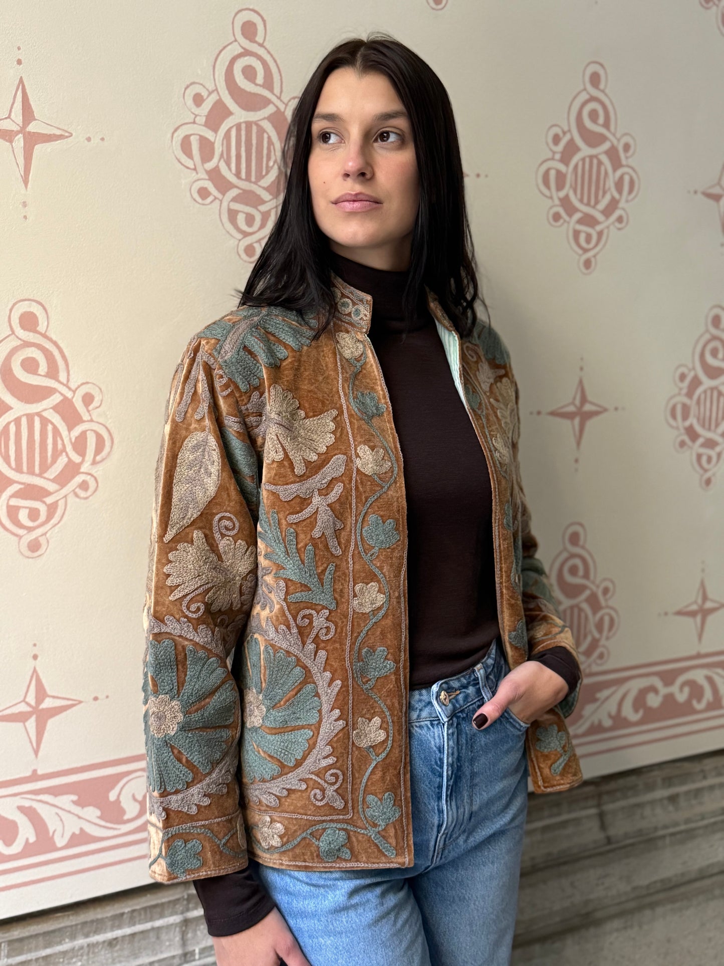 Velvet Jacket Stone Washed - Small