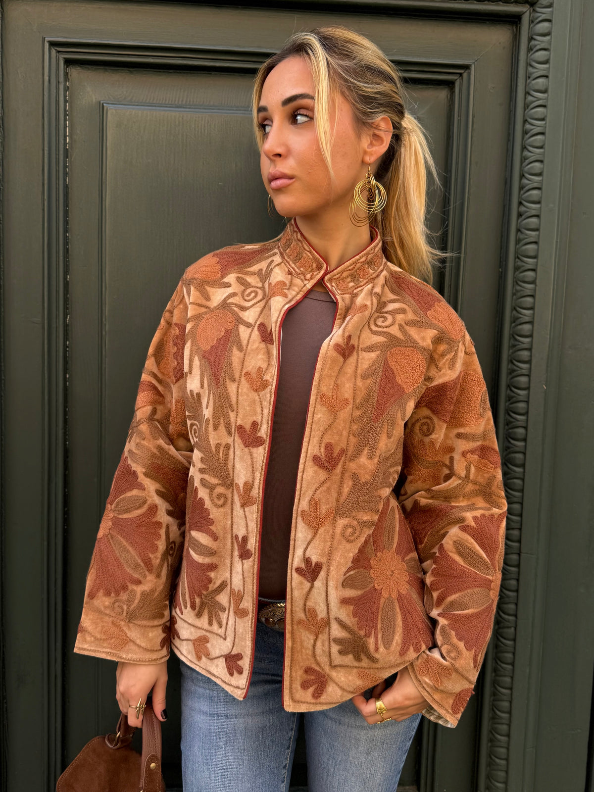 Jodhpur - Velvet Jacket Stone Washed