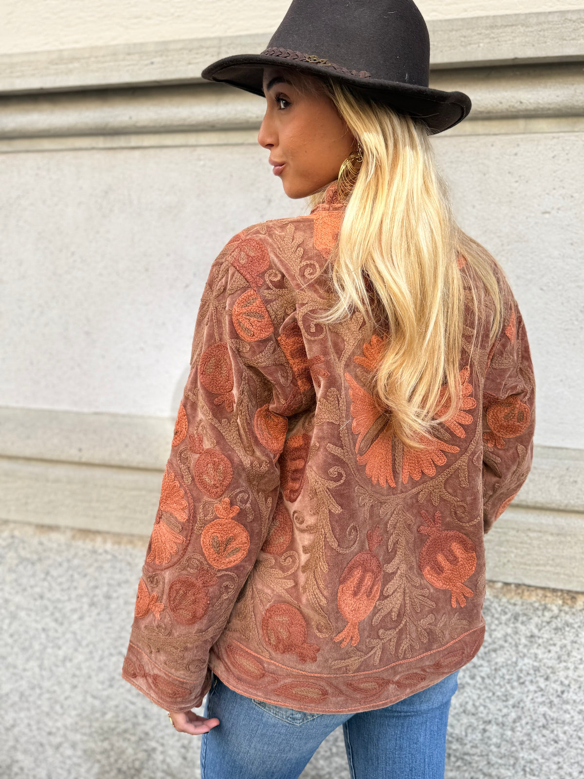 Jodhpur - Velvet Jacket Stone Washed