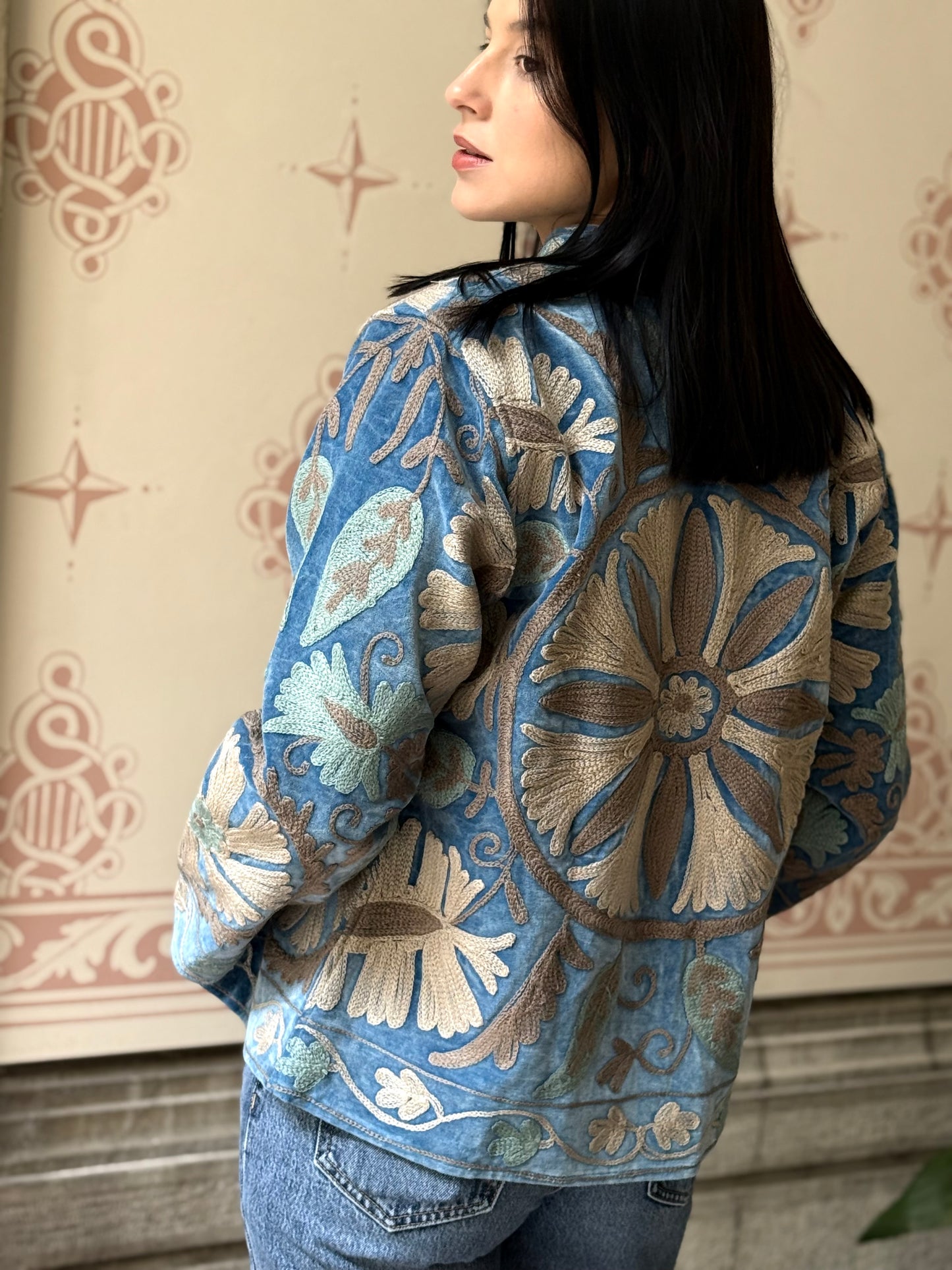Velvet Jacket Stone Washed - Small