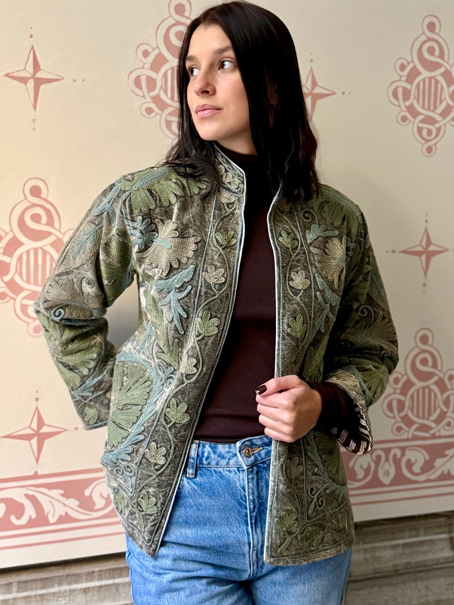 Velvet Jacket Stone Washed - Medium