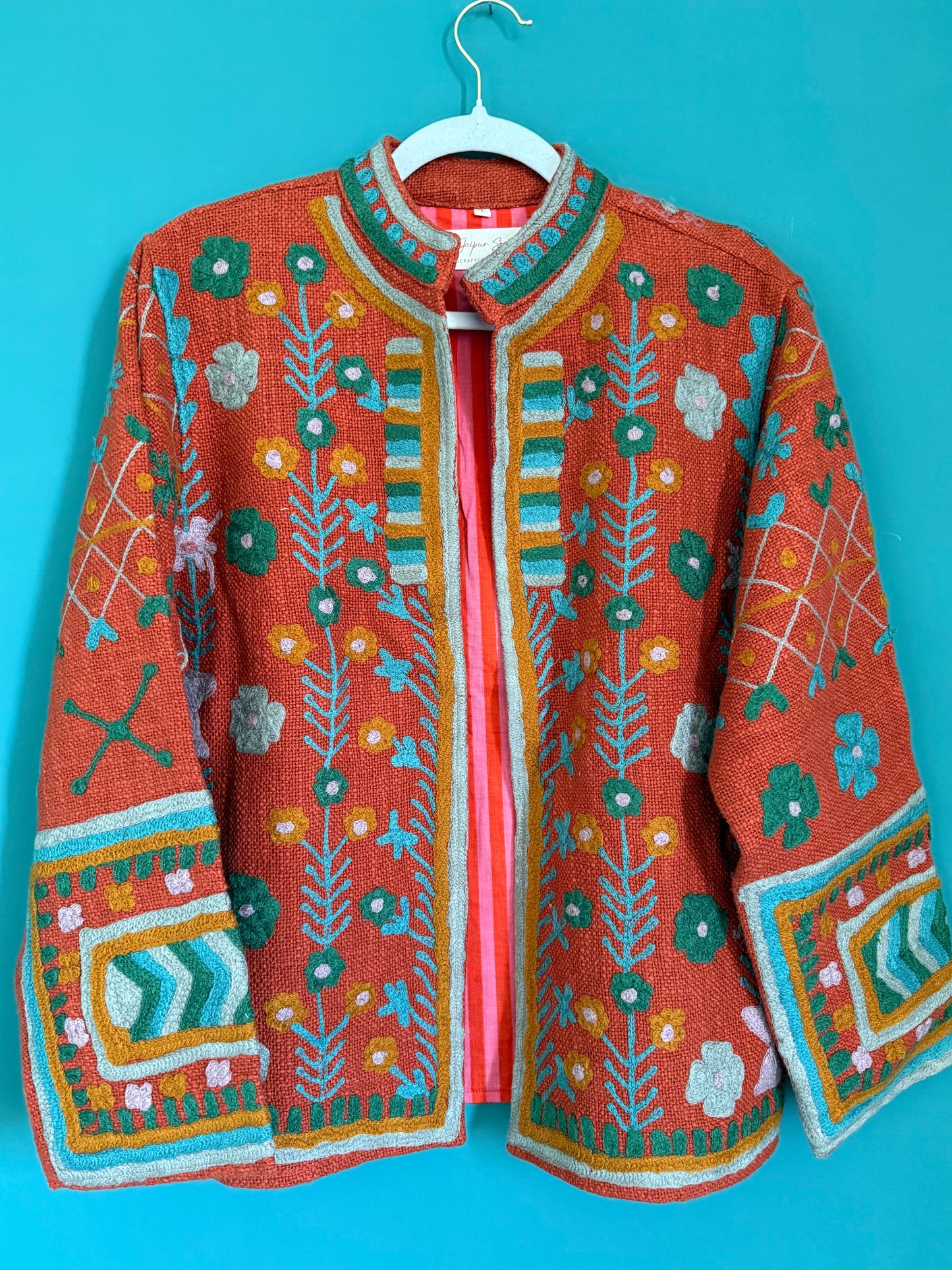 Cotton Suzani Embroidered Jacket