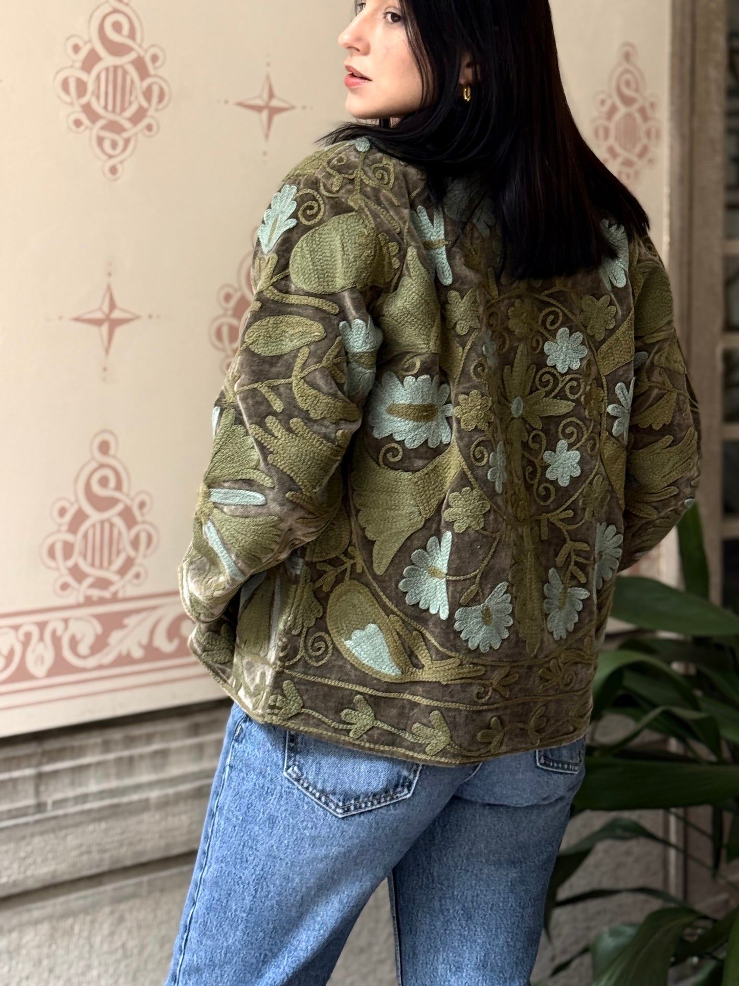 Velvet Jacket Stone Washed - Medium