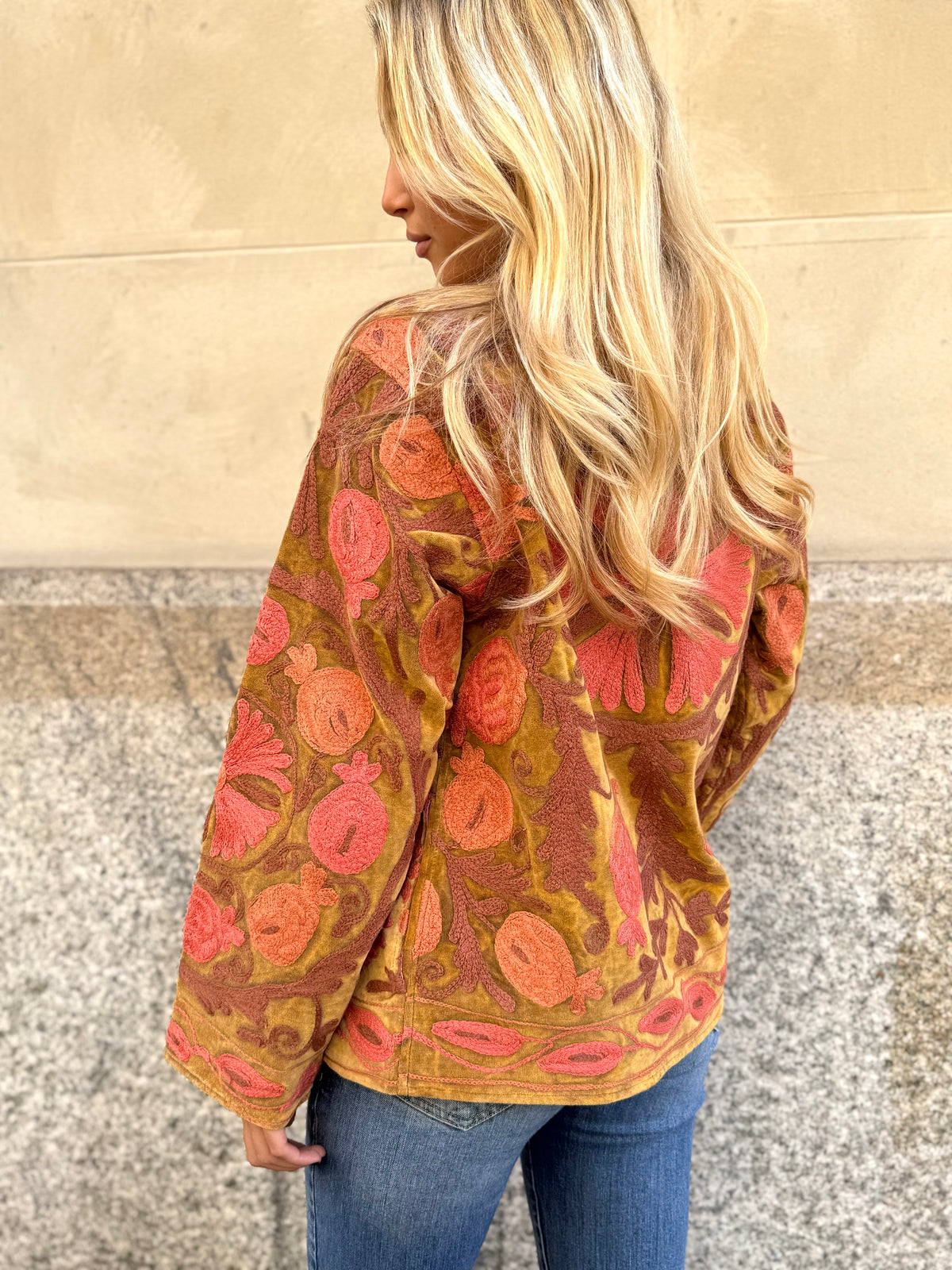 Jodhpur - Velvet Jacket Stone Washed
