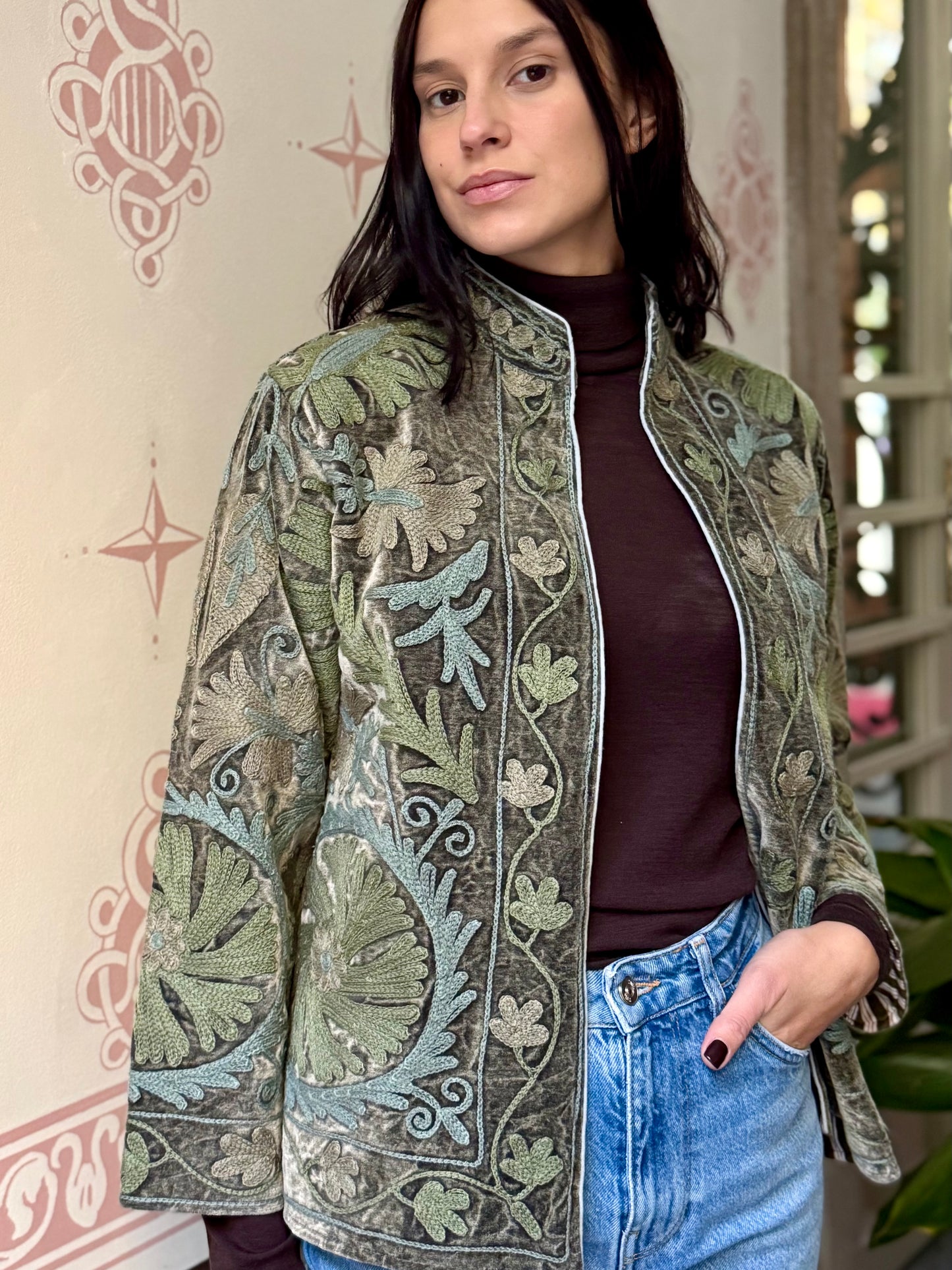 Velvet Jacket Stone Washed - Medium