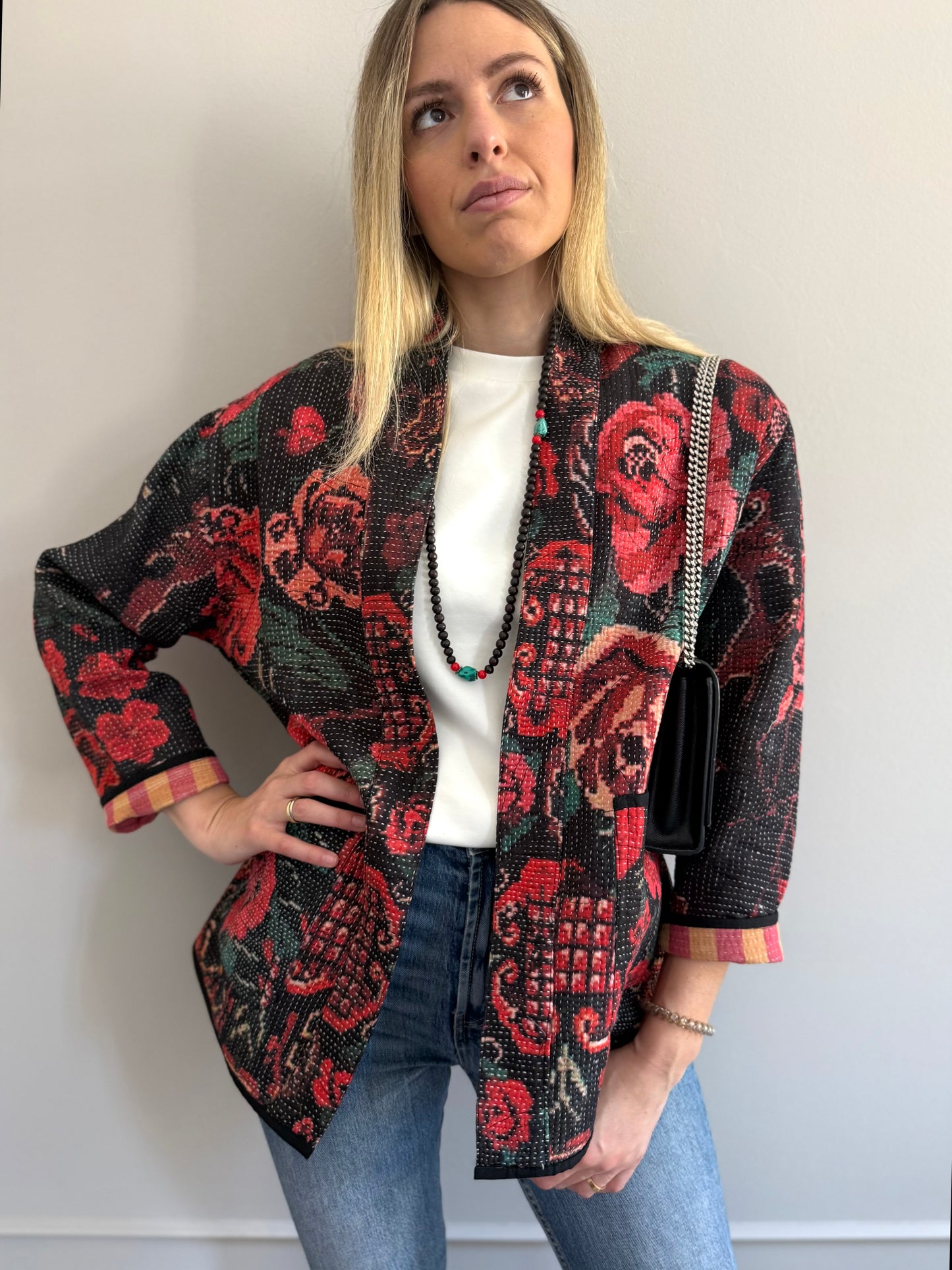 Old Kantha Kimono Jacket
