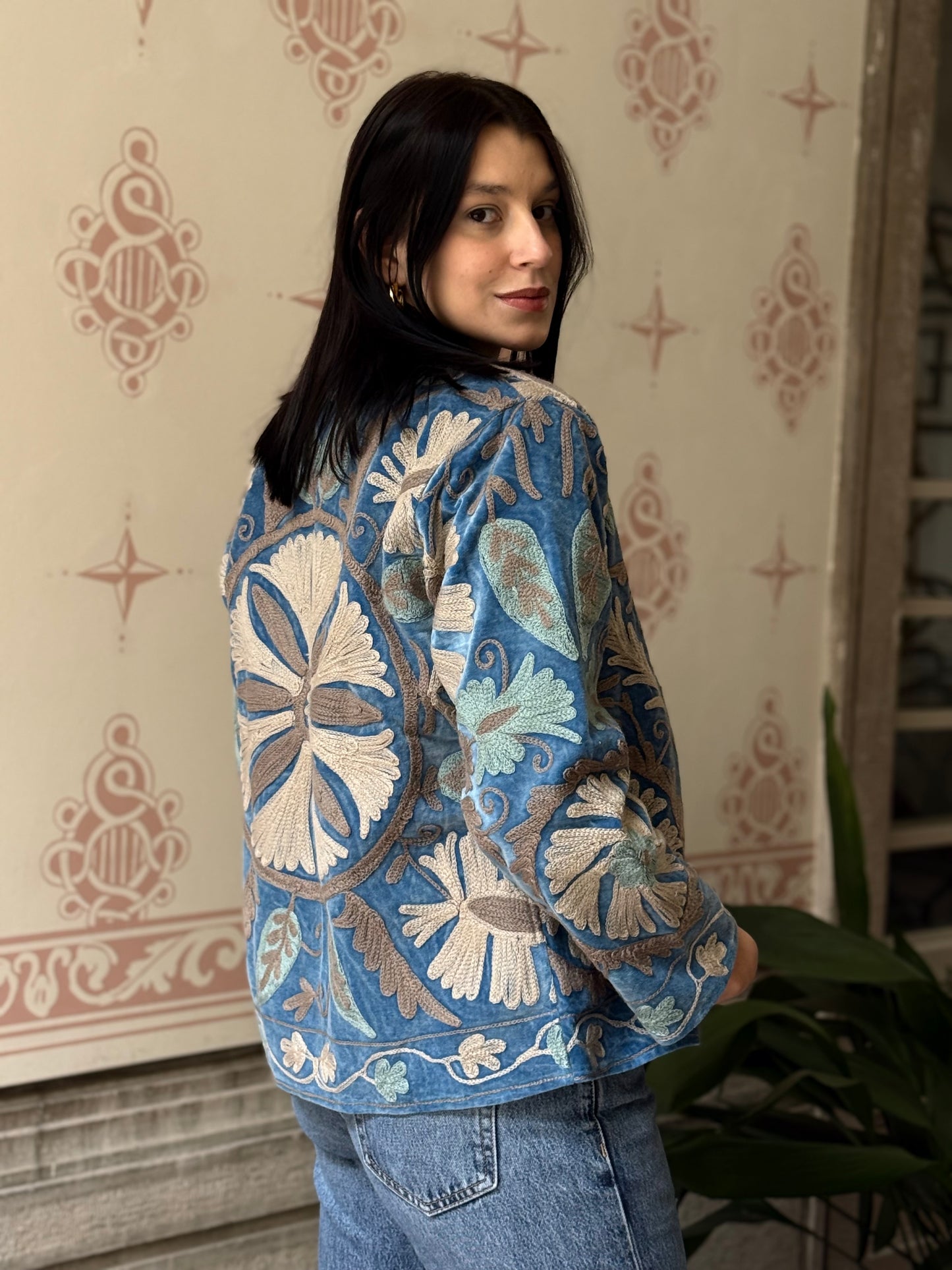 Velvet Jacket Stone Washed - Small