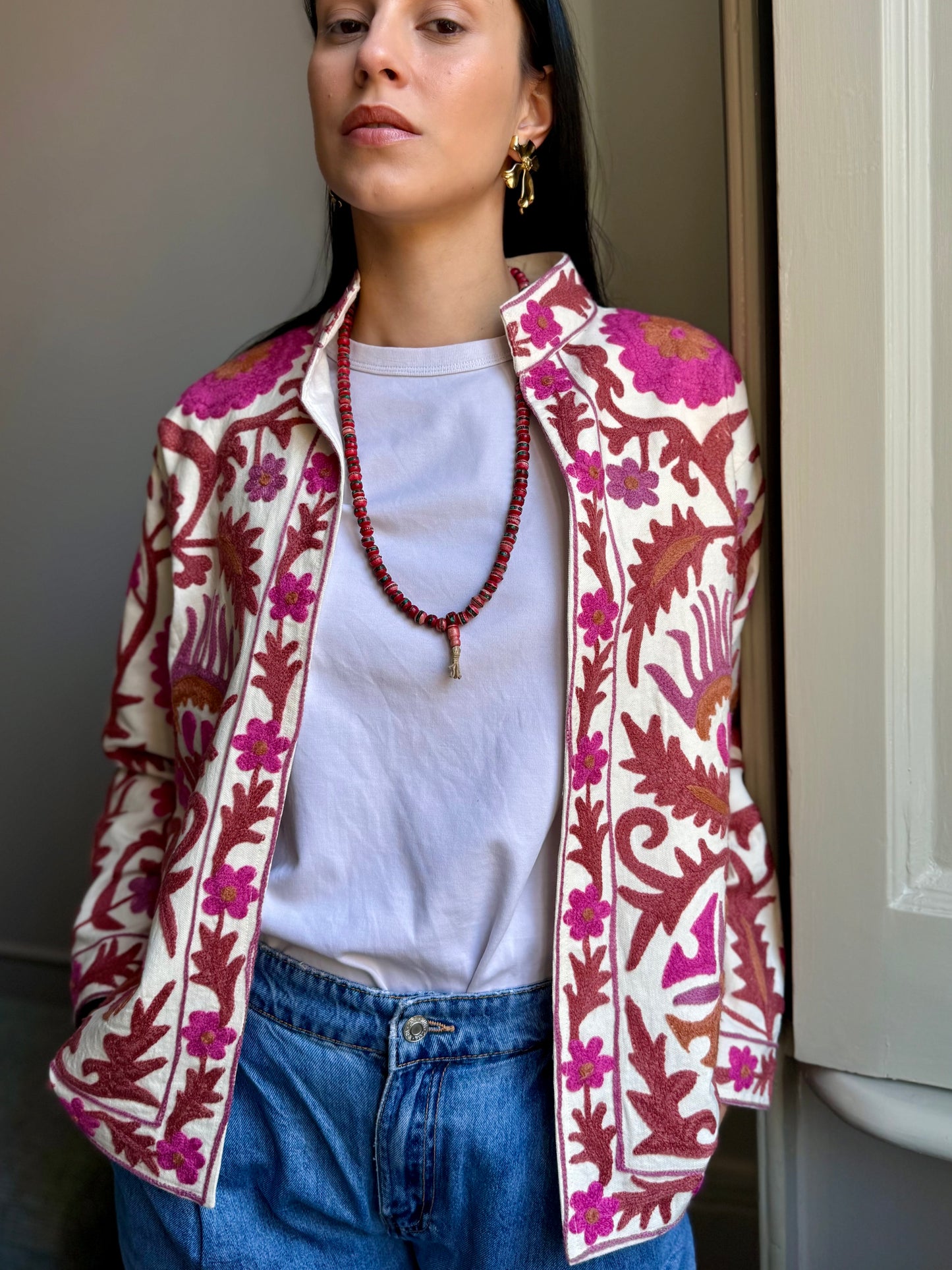 Cotton Boho Jacket Embroidered