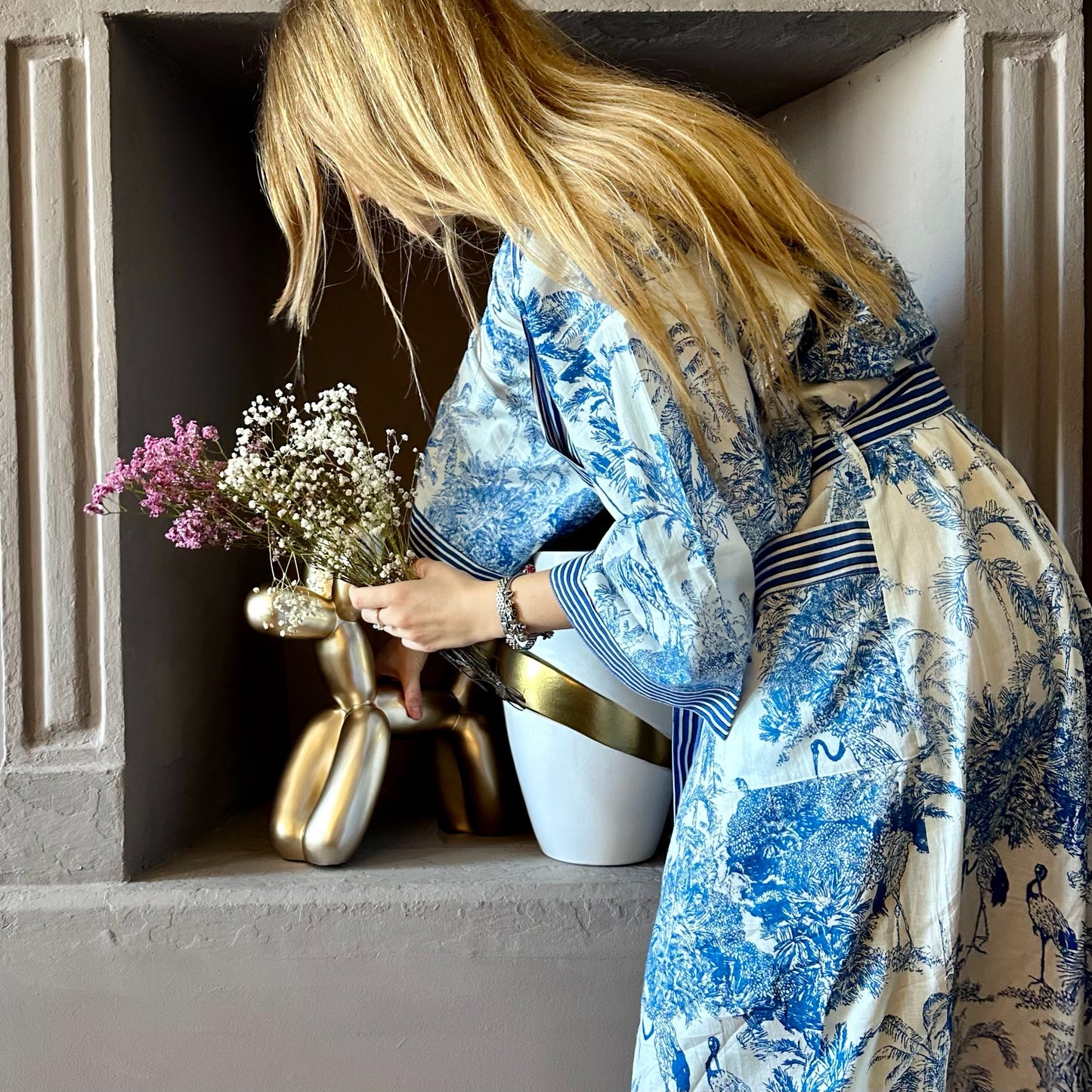 Kimono Jungle Blue