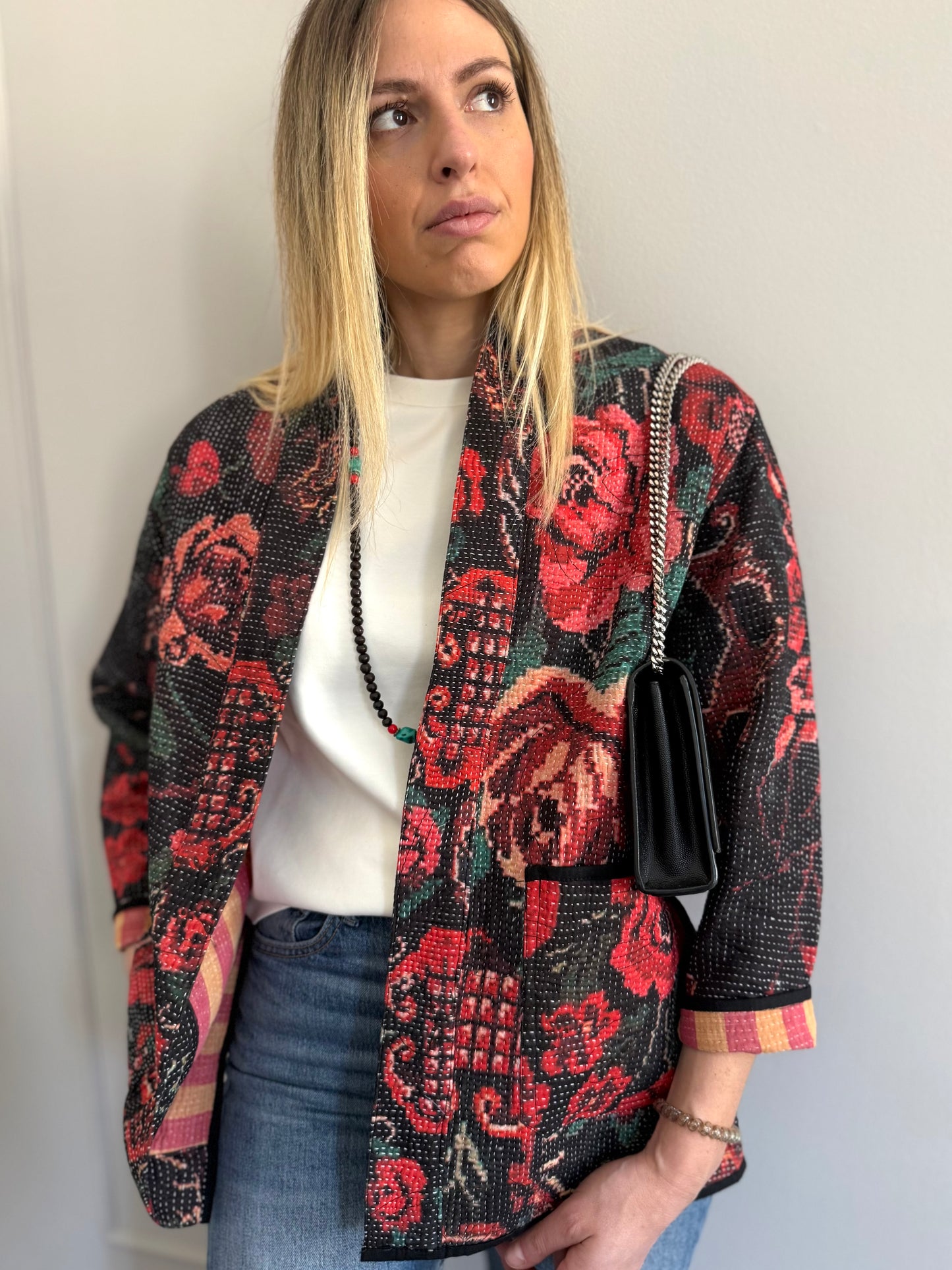 Old Kantha Kimono Jacket