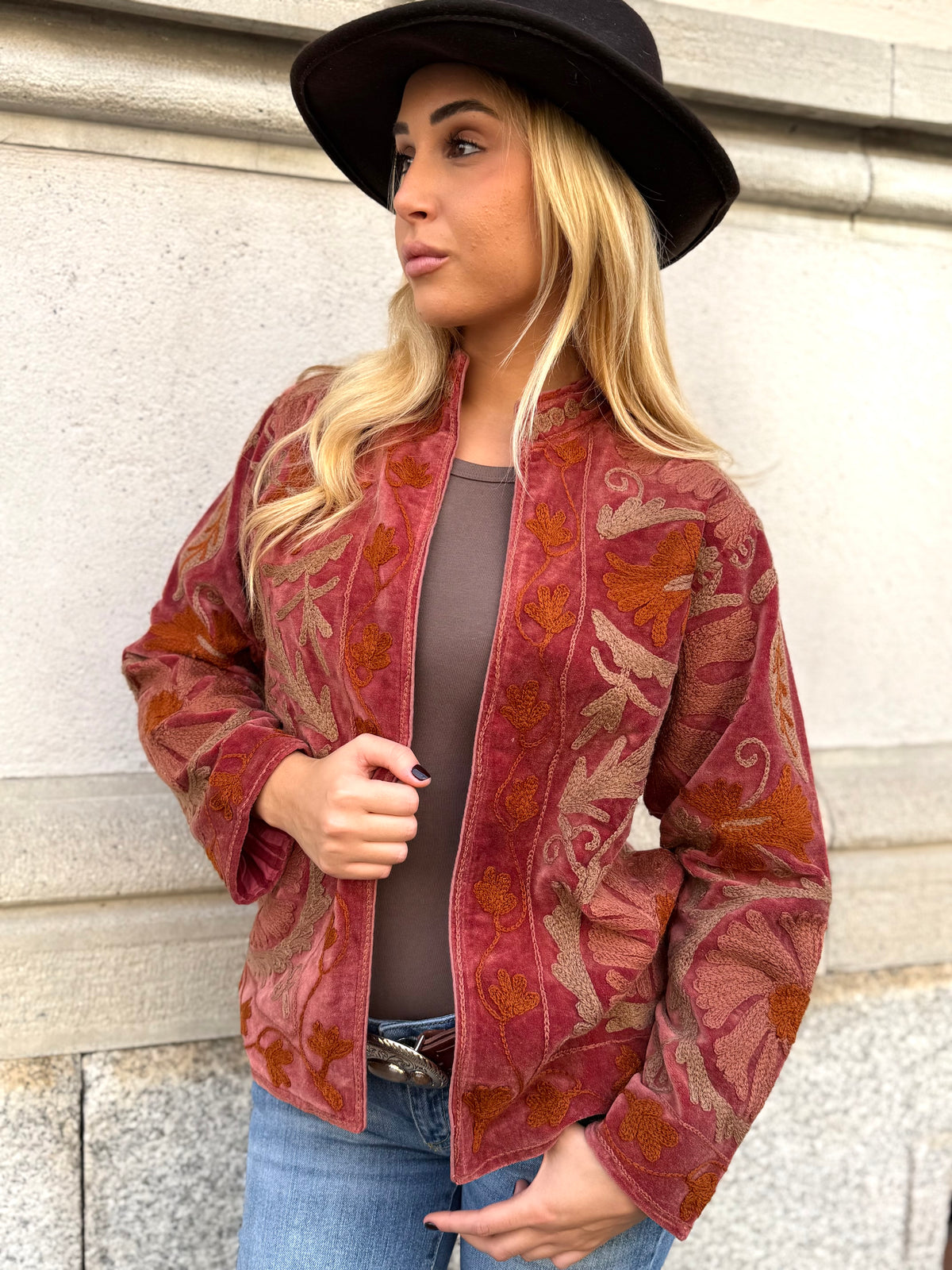 Jodhpur - Velvet Jacket Stone Washed
