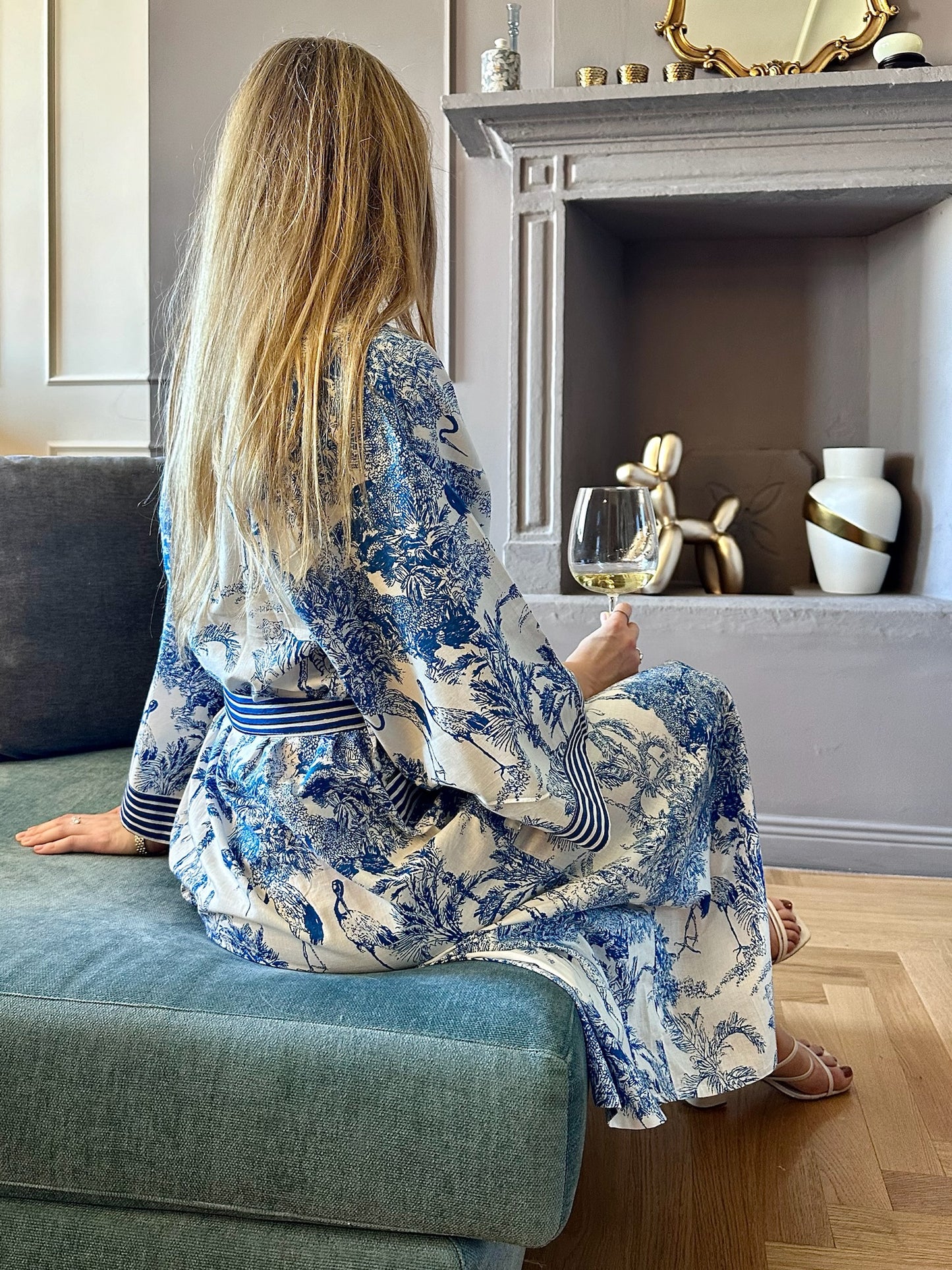 Kimono Jungle Blue