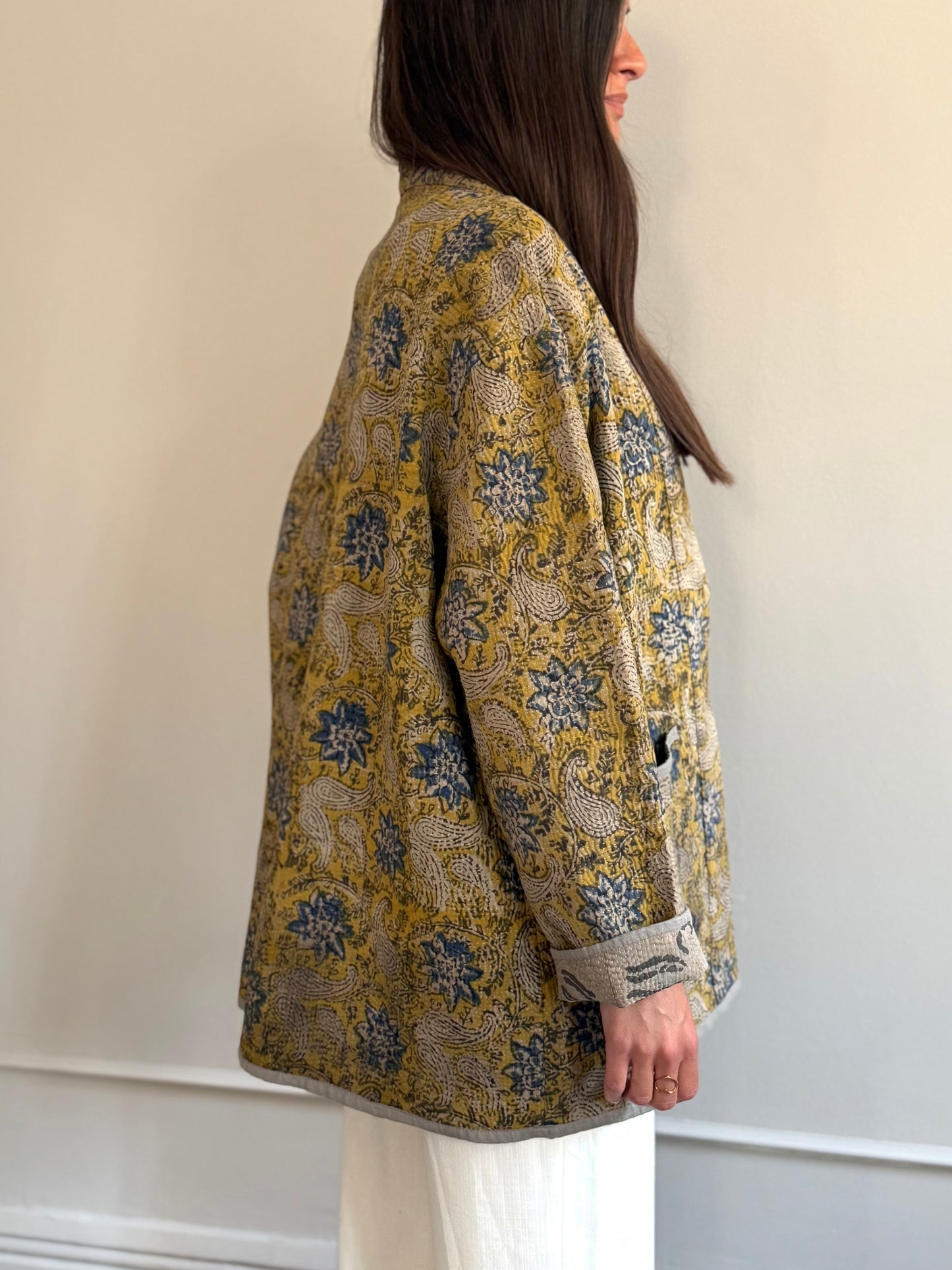 Old Kantha Kimono Jacket