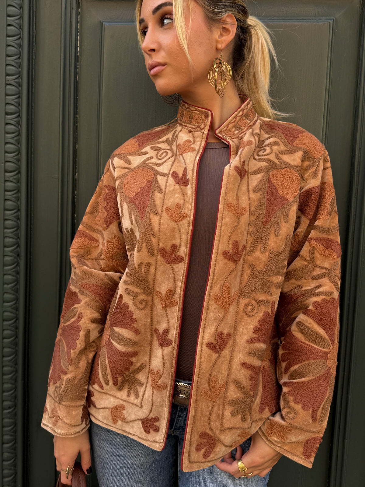 Jodhpur - Velvet Jacket Stone Washed