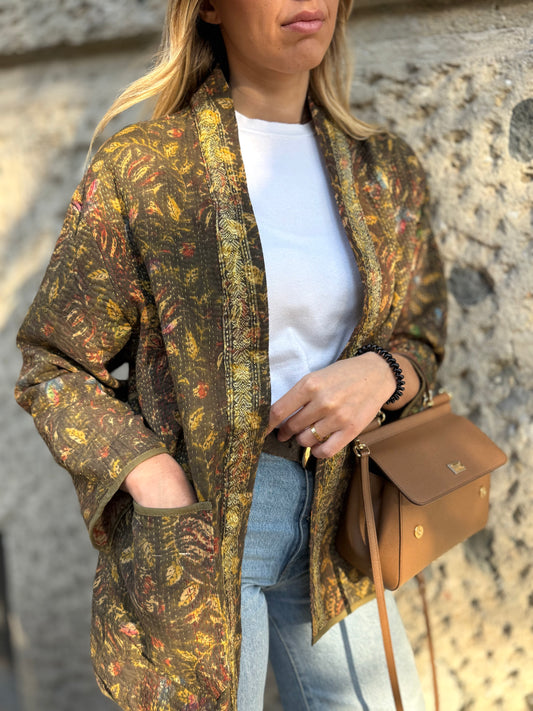 Old Kantha Kimono Jacket