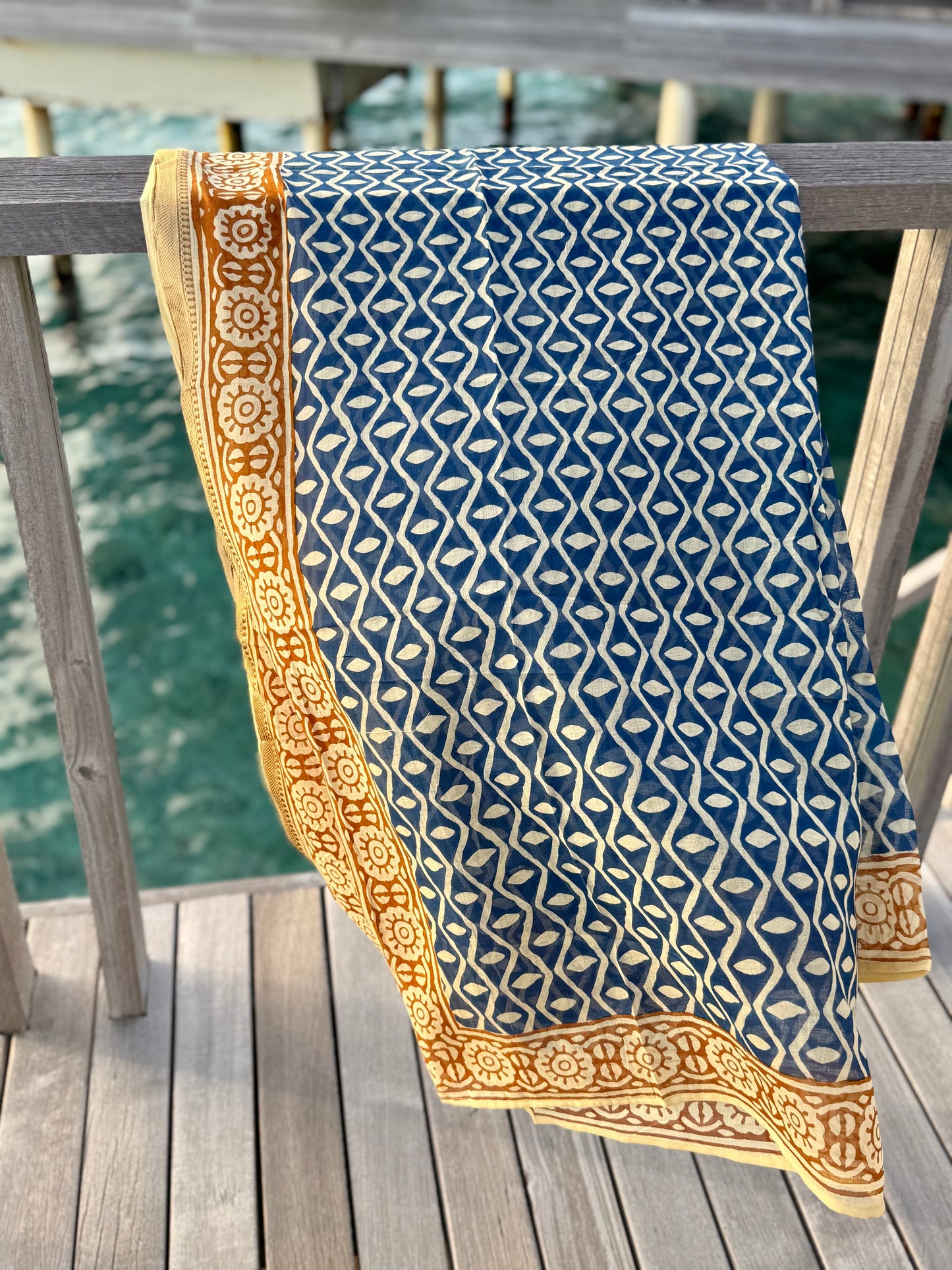 Golden Bagru Pareo/Sarong