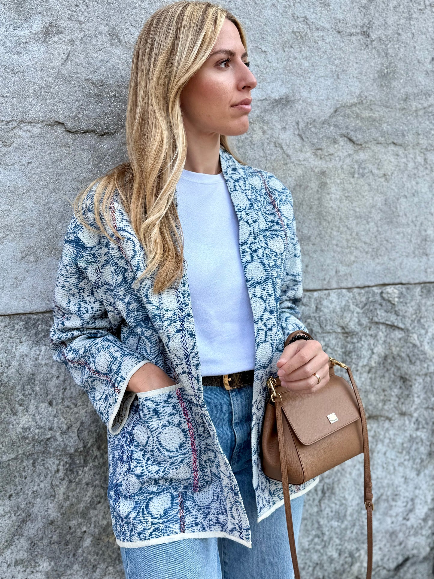 Old Kantha Kimono Jacket
