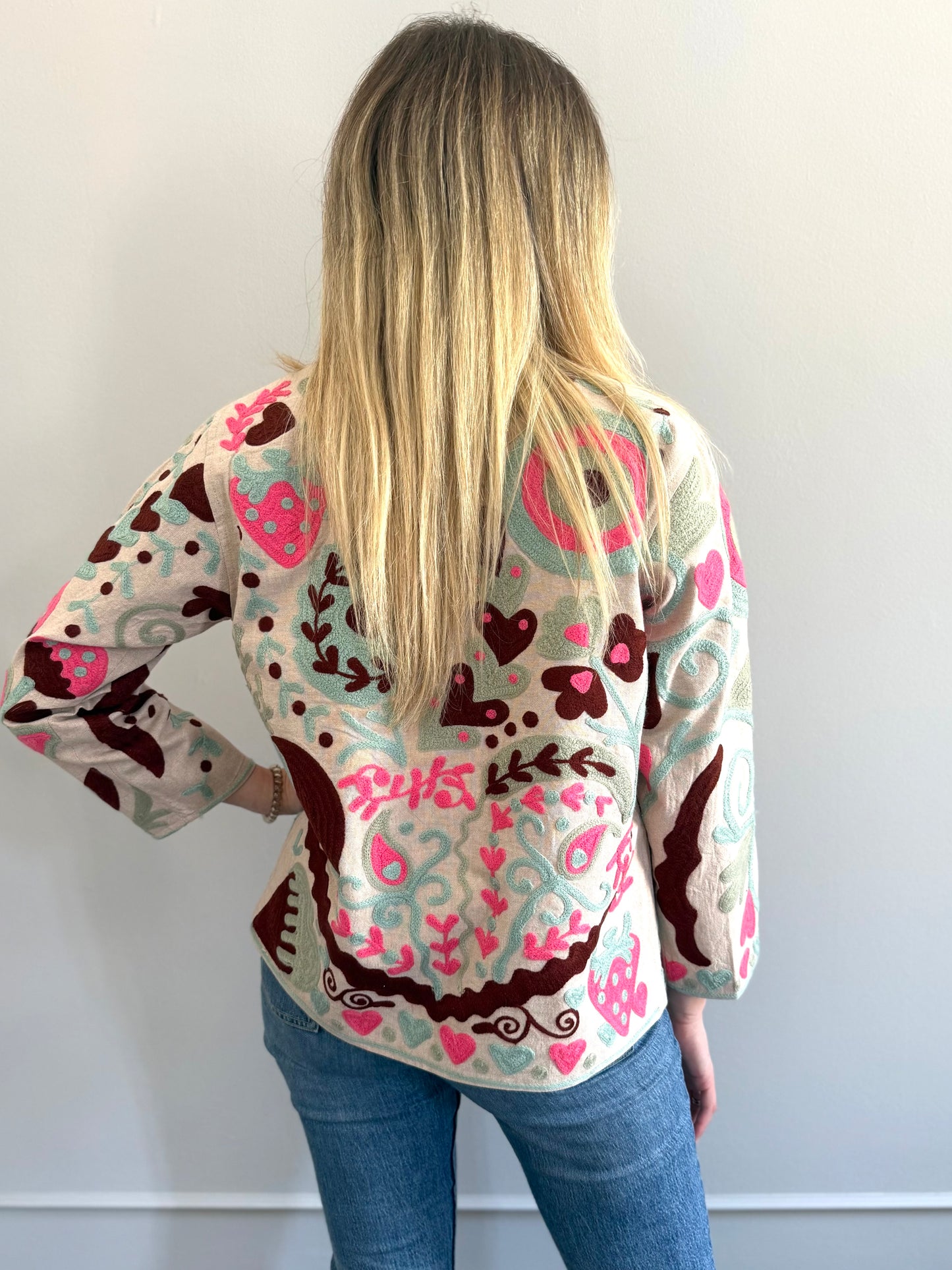 Cotton Boho Jacket Embroidered
