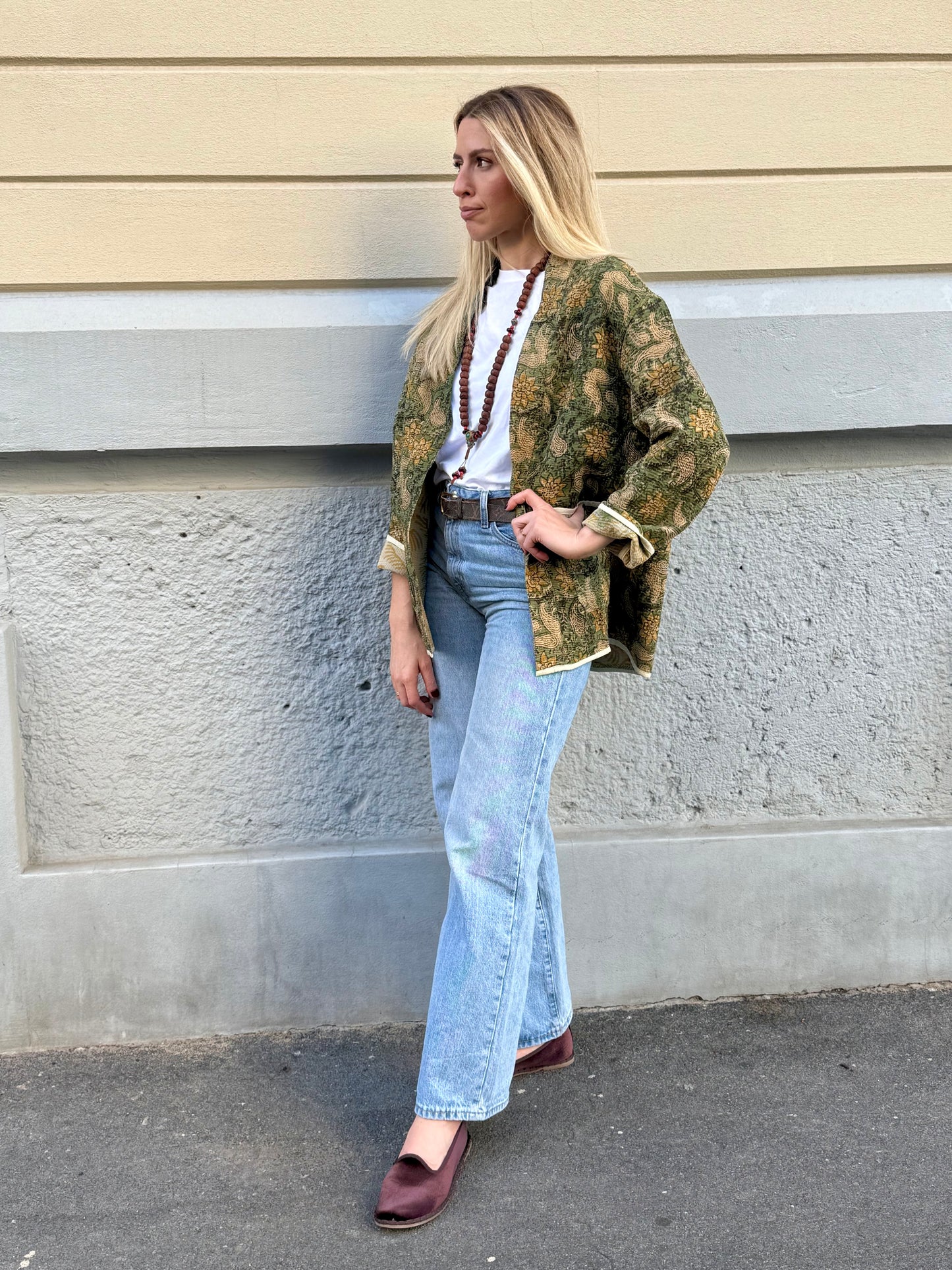 Old Kantha Kimono Jacket