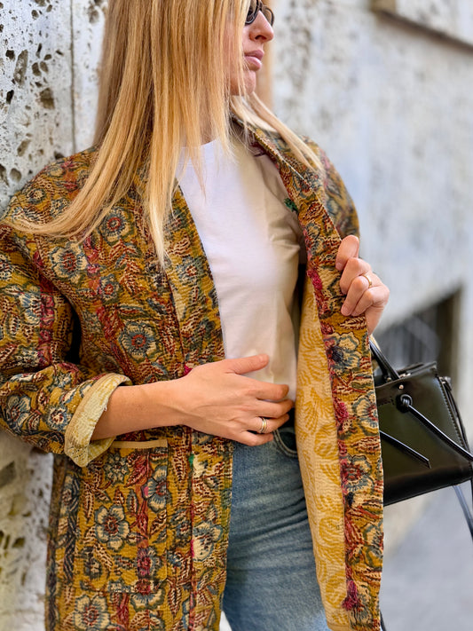 Old Kantha Kimono Jacket