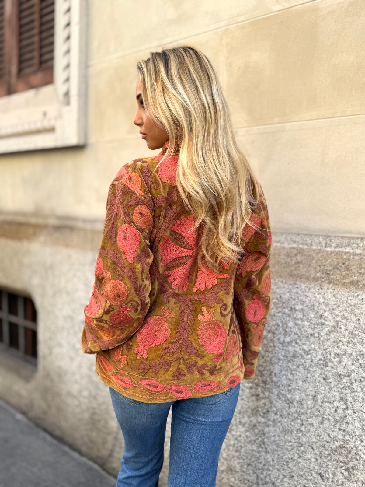 Jodhpur - Velvet Jacket Stone Washed