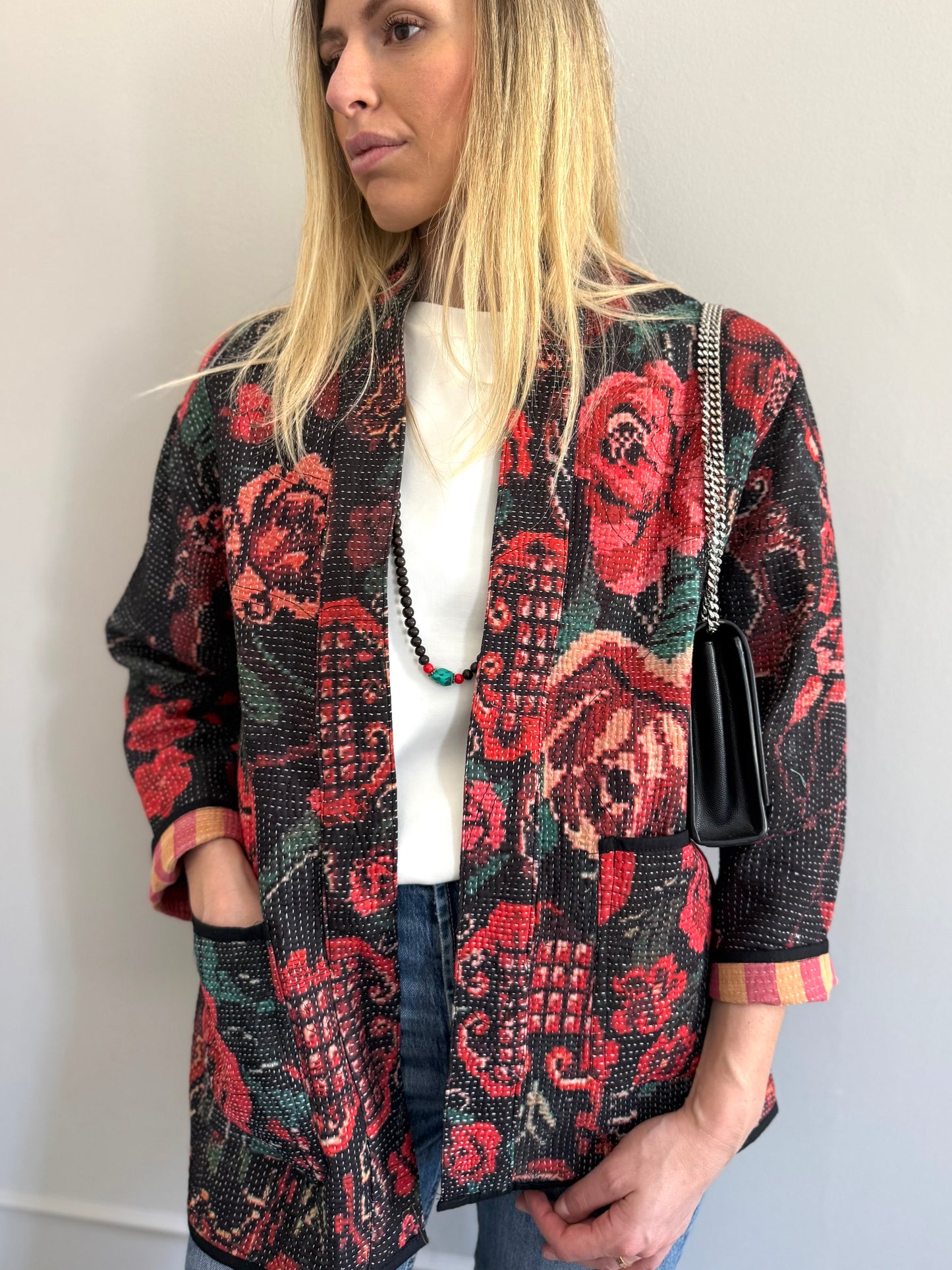 Old Kantha Kimono Jacket
